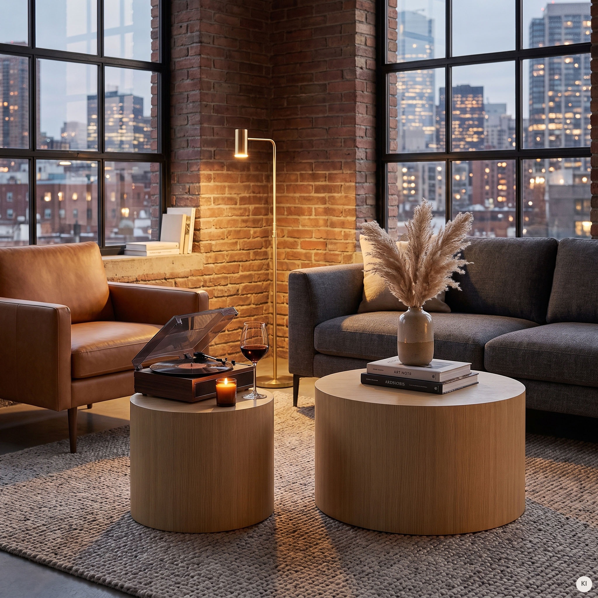 SalesFever Couchtisch »Coffeetable im 2er-Set: Stilvoller Mittelpunkt« 2 Stk. tlg. mit Holzfurnier