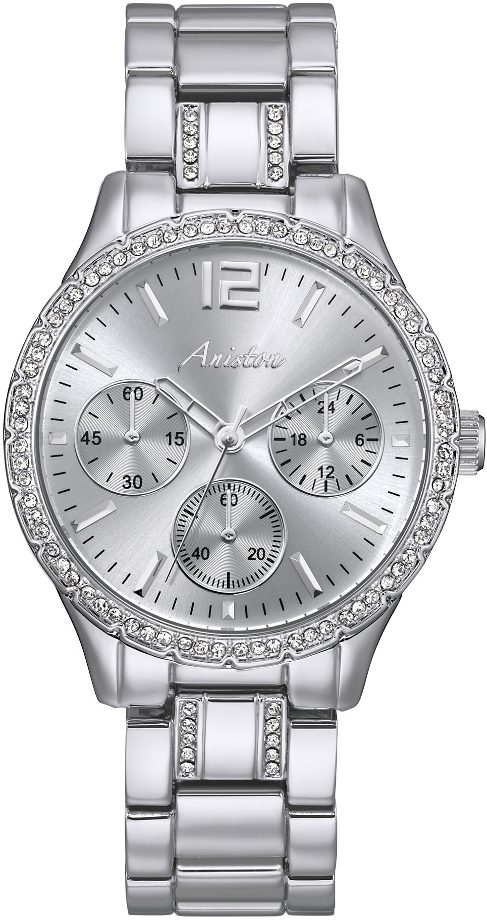 Aniston JEWELRY & WATCHES Quarzuhr, Armbanduhr, Damenuhr, Schmucksteine, neue Kollektion