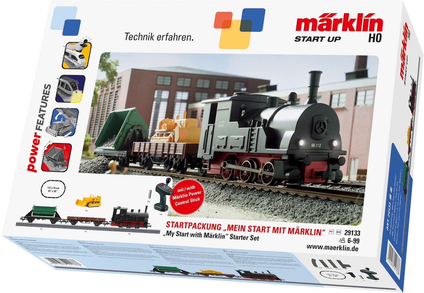 Modelleisenbahn-Set »Märklin Start up - Mein Start mit Märklin - 29133«, Für...
