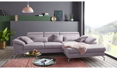 sit&more Ecksofa, inklusive Sitztiefenverstellung, wahlweise mit Kopf- und... kaufen sit&more Ecksofa, inklusive Sitztiefenverstellung, wahlweise mit Kopf- und... kaufen