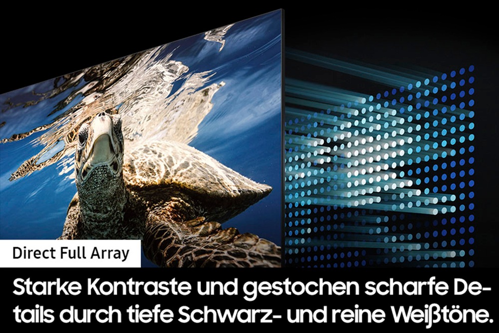 Samsung QLED-Fernseher »GQ85Q80DAT«, 4K Ultra HD, Smart-TV, Neural Quantum 4K AI Gen2 Prozessor, bis zu 120Hz