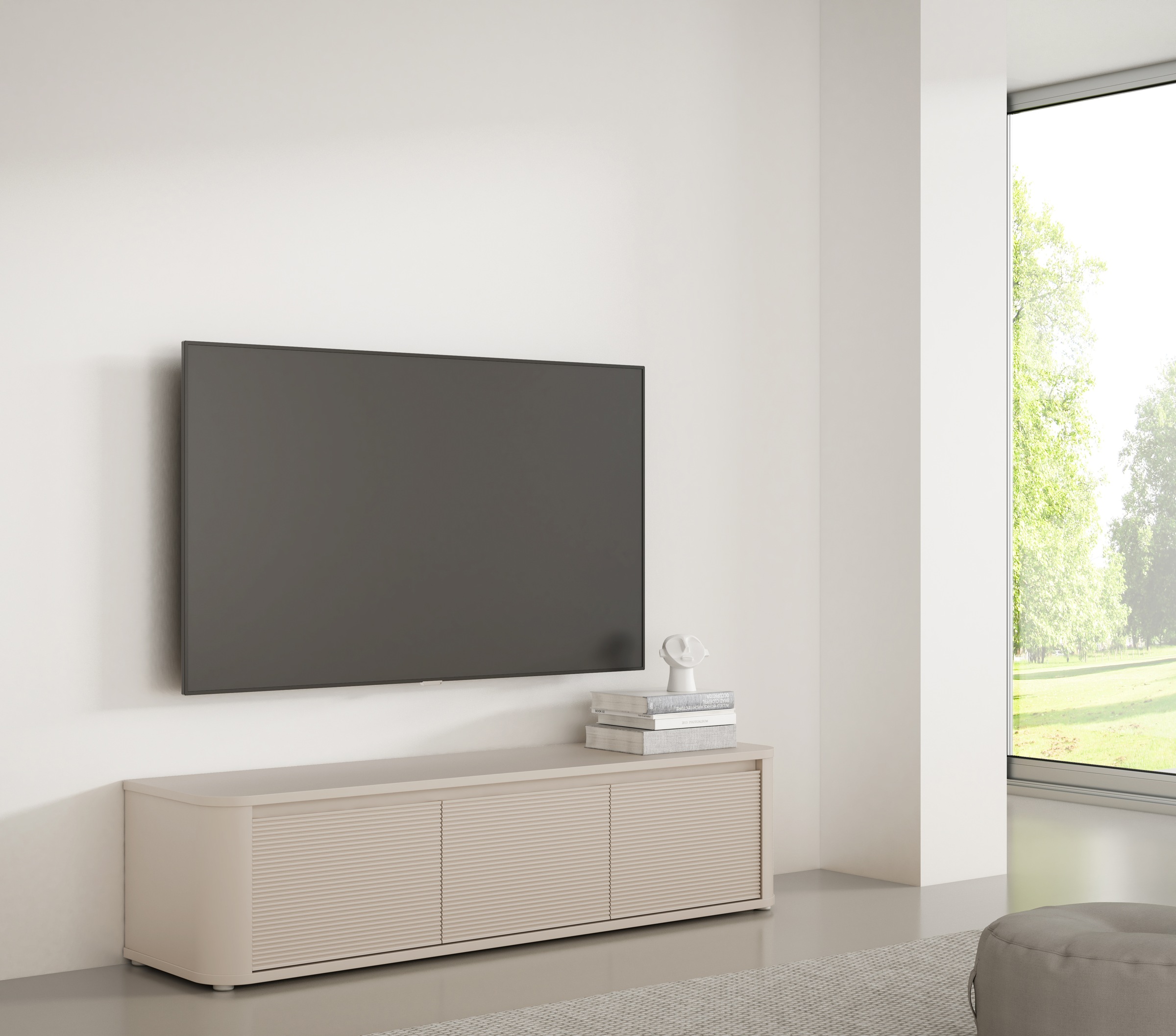 FORTE TV-Board B/H/T 168/41,5/41,3 cm Soft Close, Stauraum, MDF Front günstig online kaufen