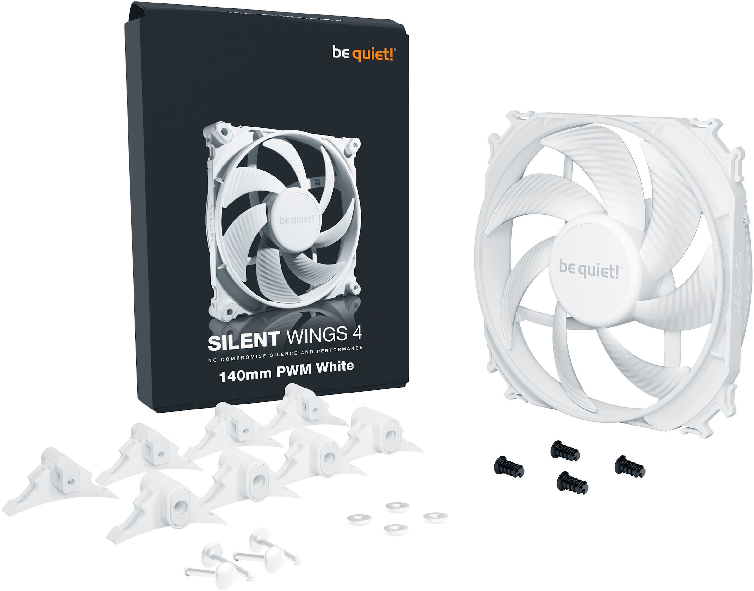 be quiet! Gehäuselüfter »SILENT WINGS 4  140mm PWM White«