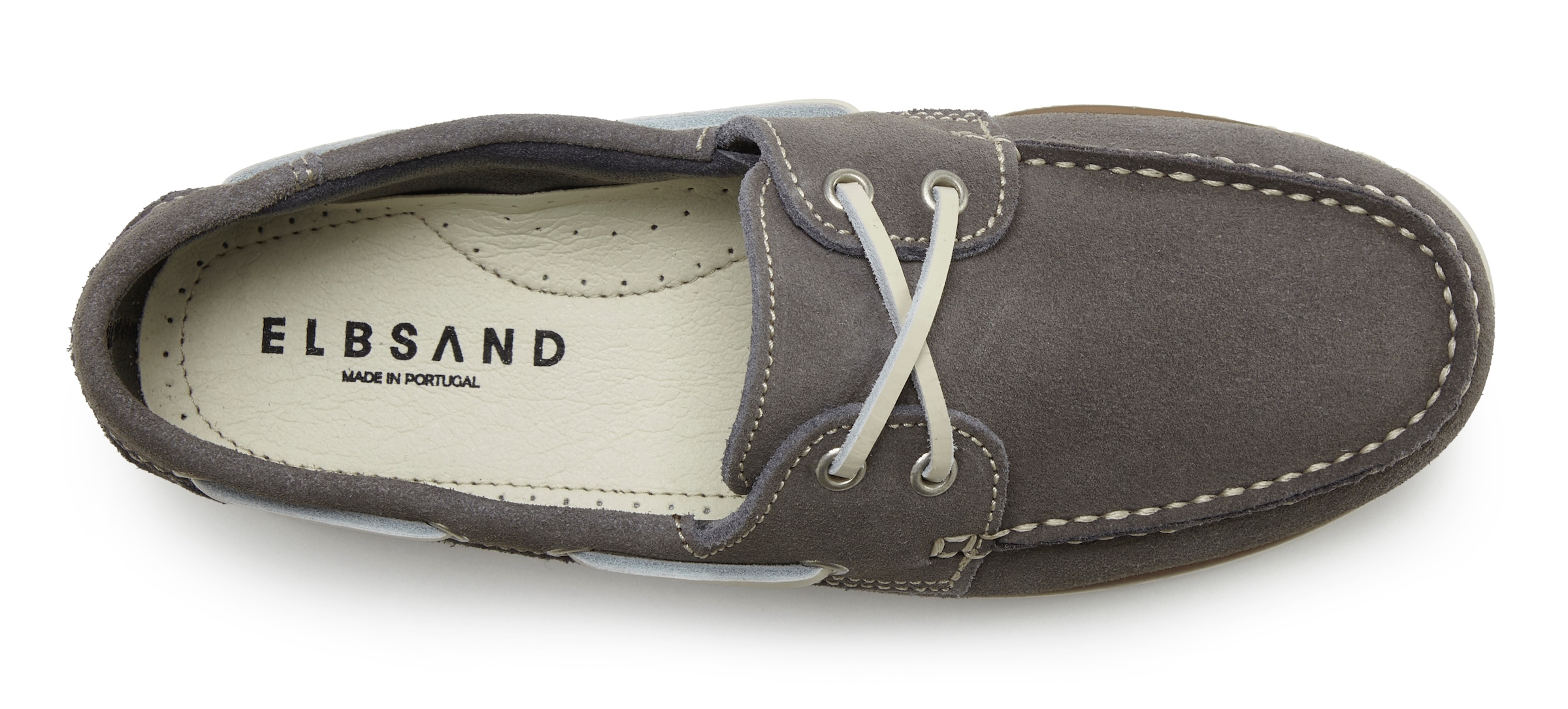 Elbsand Bootsschuh, Slipper, Halbschuh, aus Leder