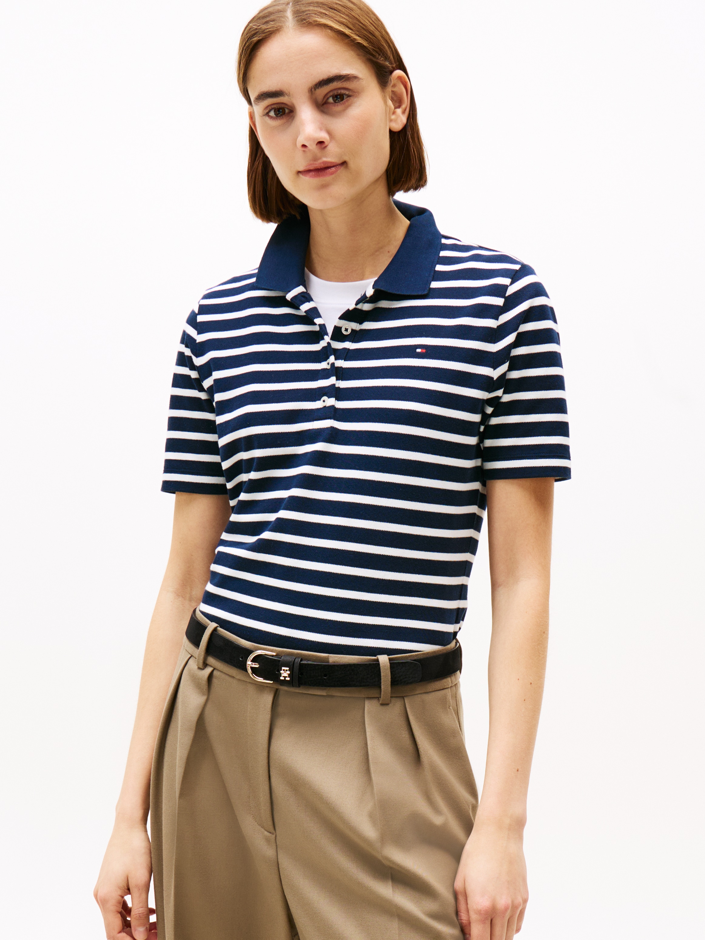 Tommy Hilfiger Poloshirt »Regular Fit Pique Premium Polo« Baumwollmischung, regular fit