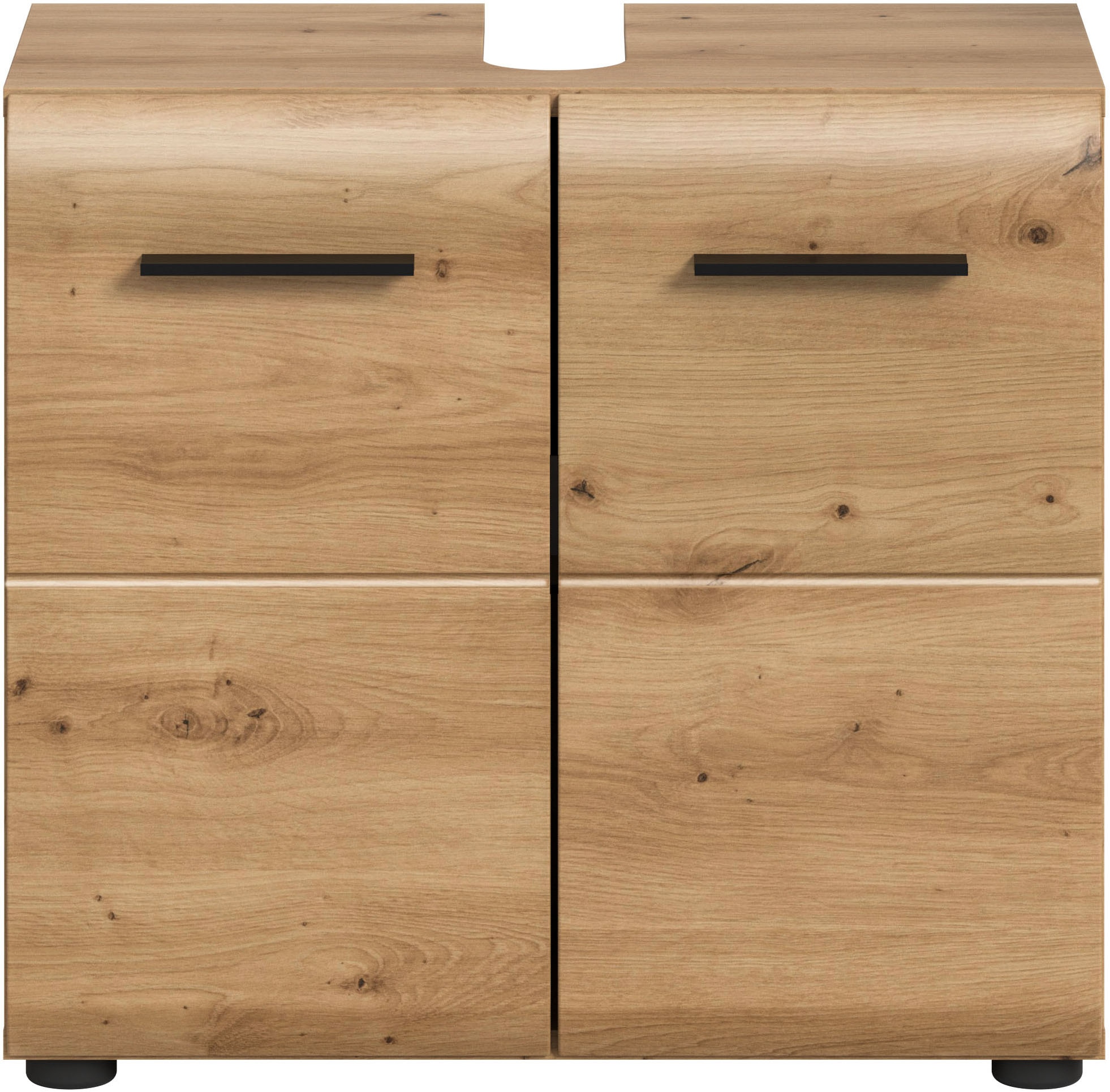 INOSIGN Waschbeckenunterschrank »FLORENZ, TOPSELLER!, Breite 60cm, 1 Einlegeboden, 2 Fächer«, (1 St.), Florenz, Waschbeckenunterschrank, Artisan Oak NB, 2 Türen, 2 Fächer