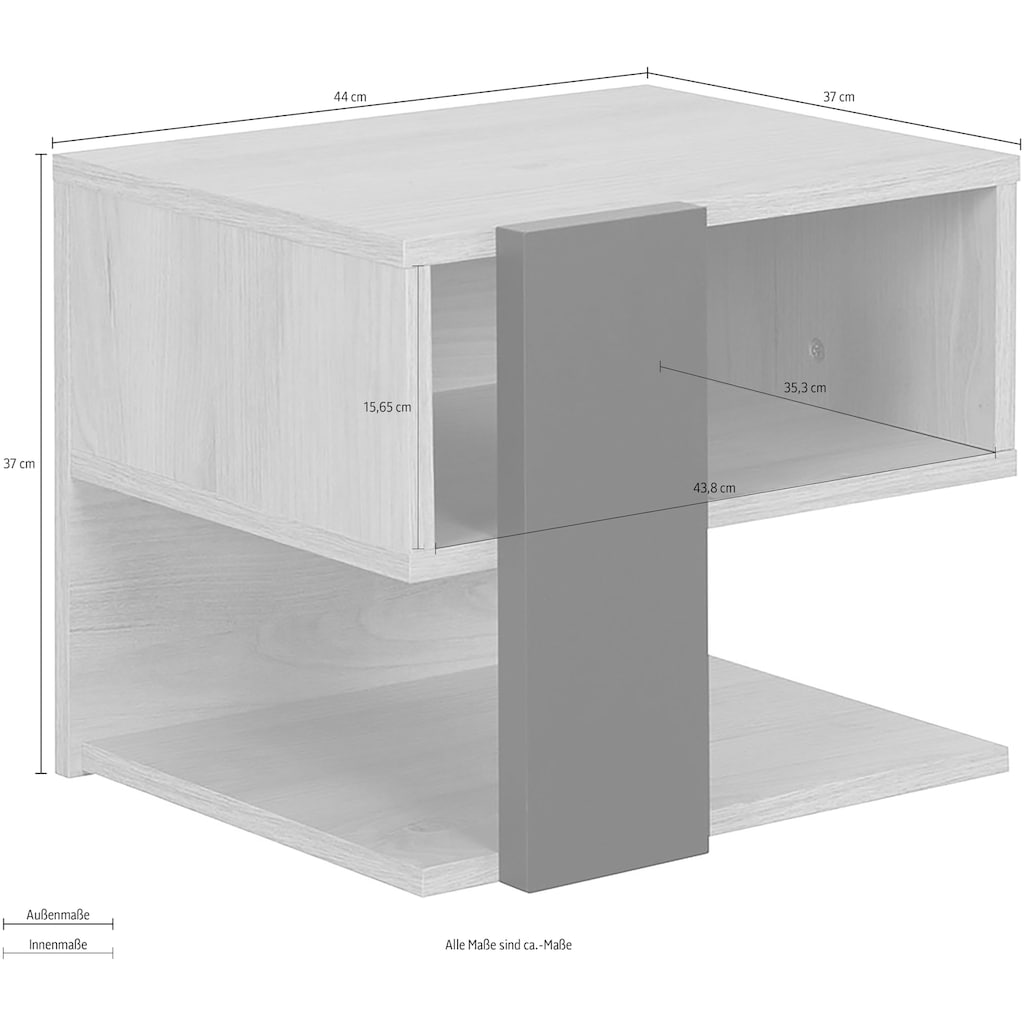 Gami Nachttisch »Duplex«