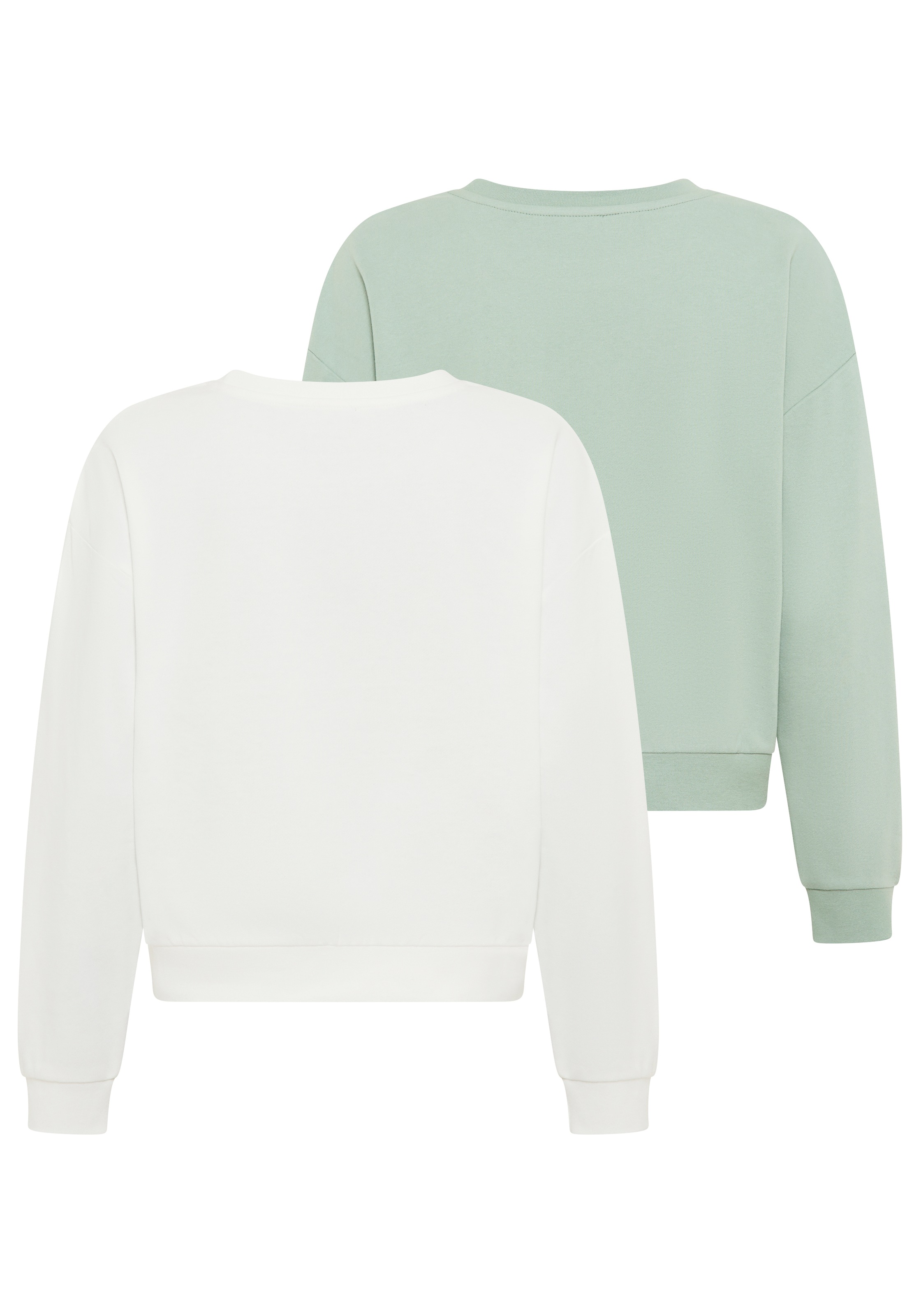 Flashlights Sweatshirt, 2 tlg. im Basic-Stil, Langarm, Rundhalsausschnitt, mit Rippbündchen
