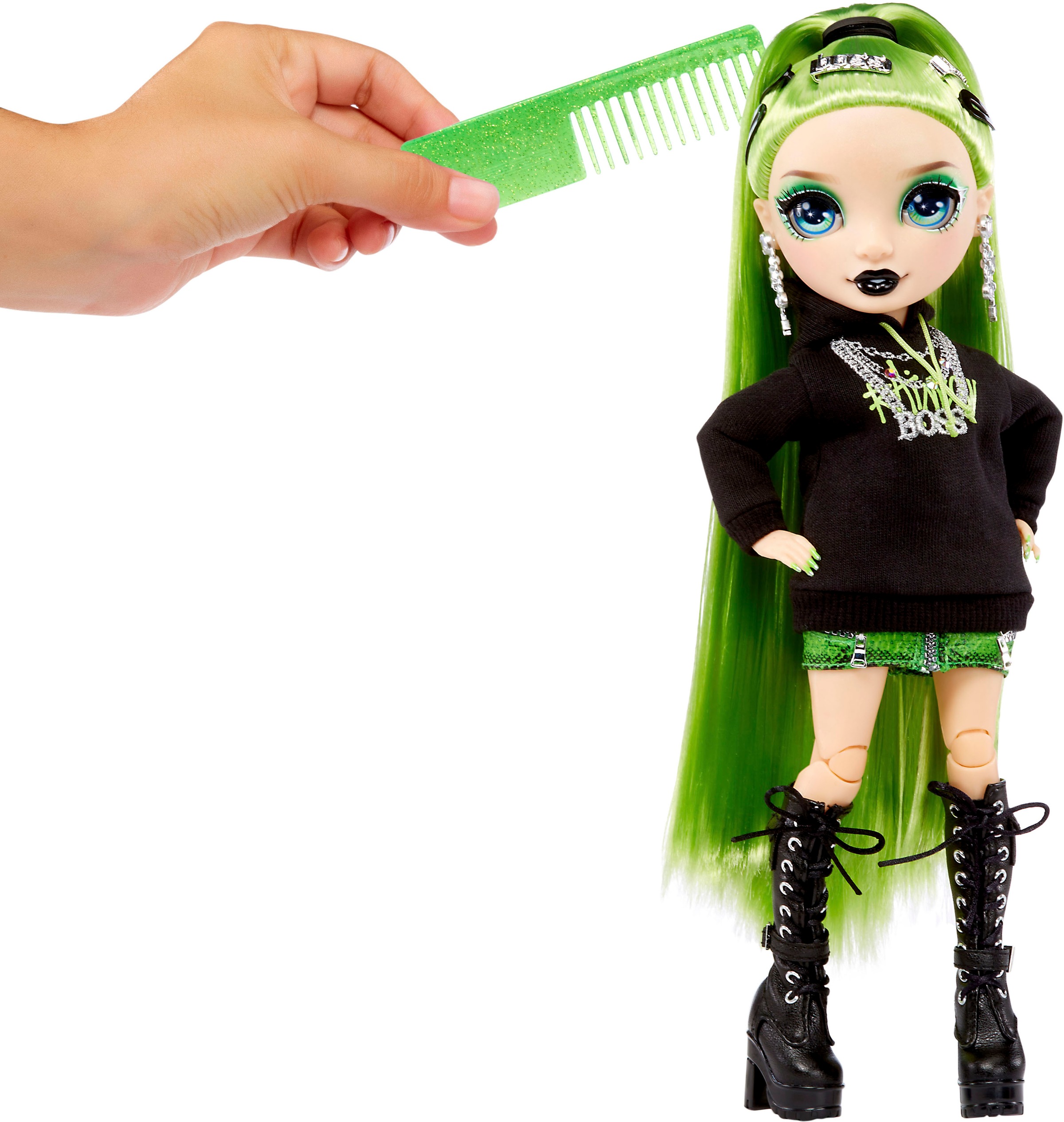 RAINBOW HIGH Anziehpuppe »Rainbow High Fantastic Fashion - Jade (green)«, inklusive 2. Outfit