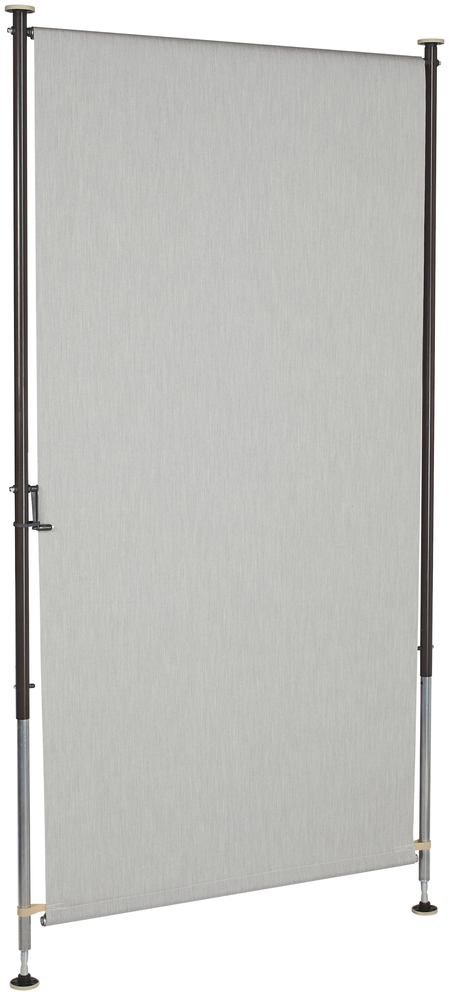 Angerer Freizeitmöbel Klemm-Senkrechtmarkise granitgrau, BxH: 120x225 cm