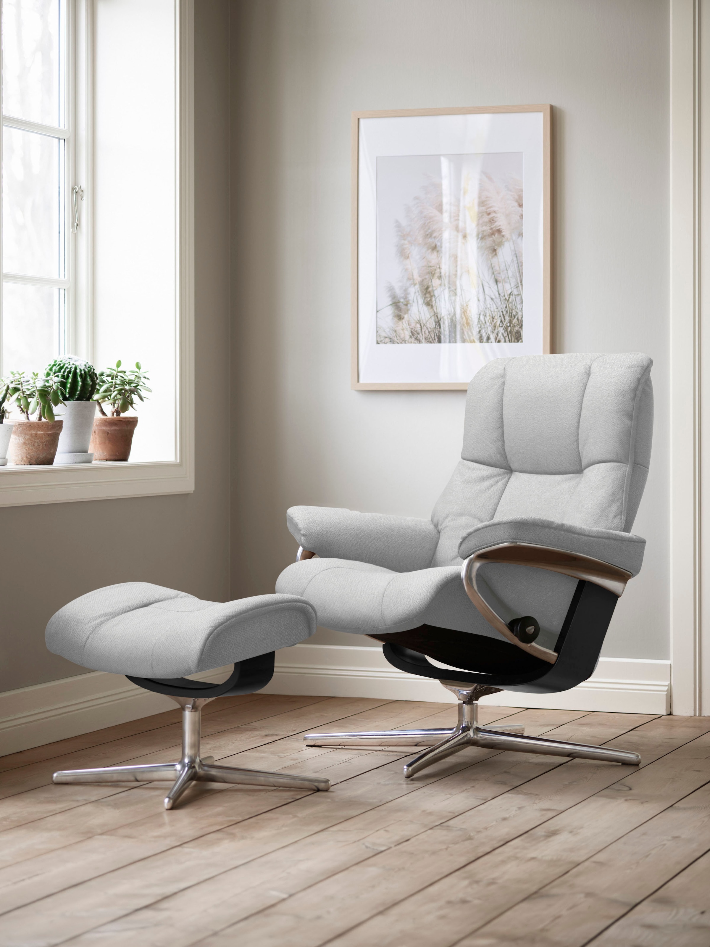 Stressless Relaxsessel "Mayfair", mit Cross Base, Größe S, M & L, Holzakzen günstig online kaufen