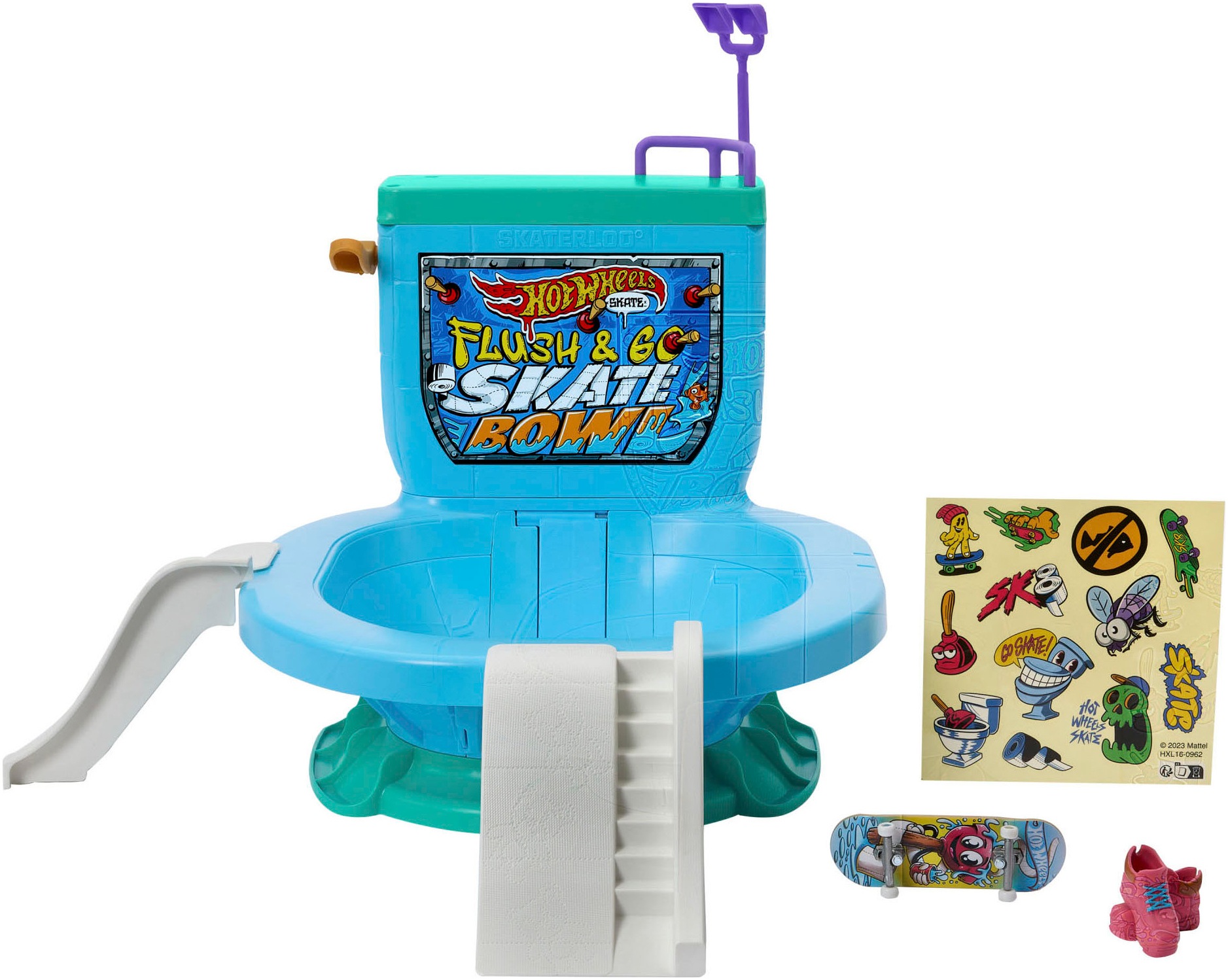 Hot Wheels Spielwelt »Skate Spülen und los gehts“-Skatebowl Fingerboard-Set«