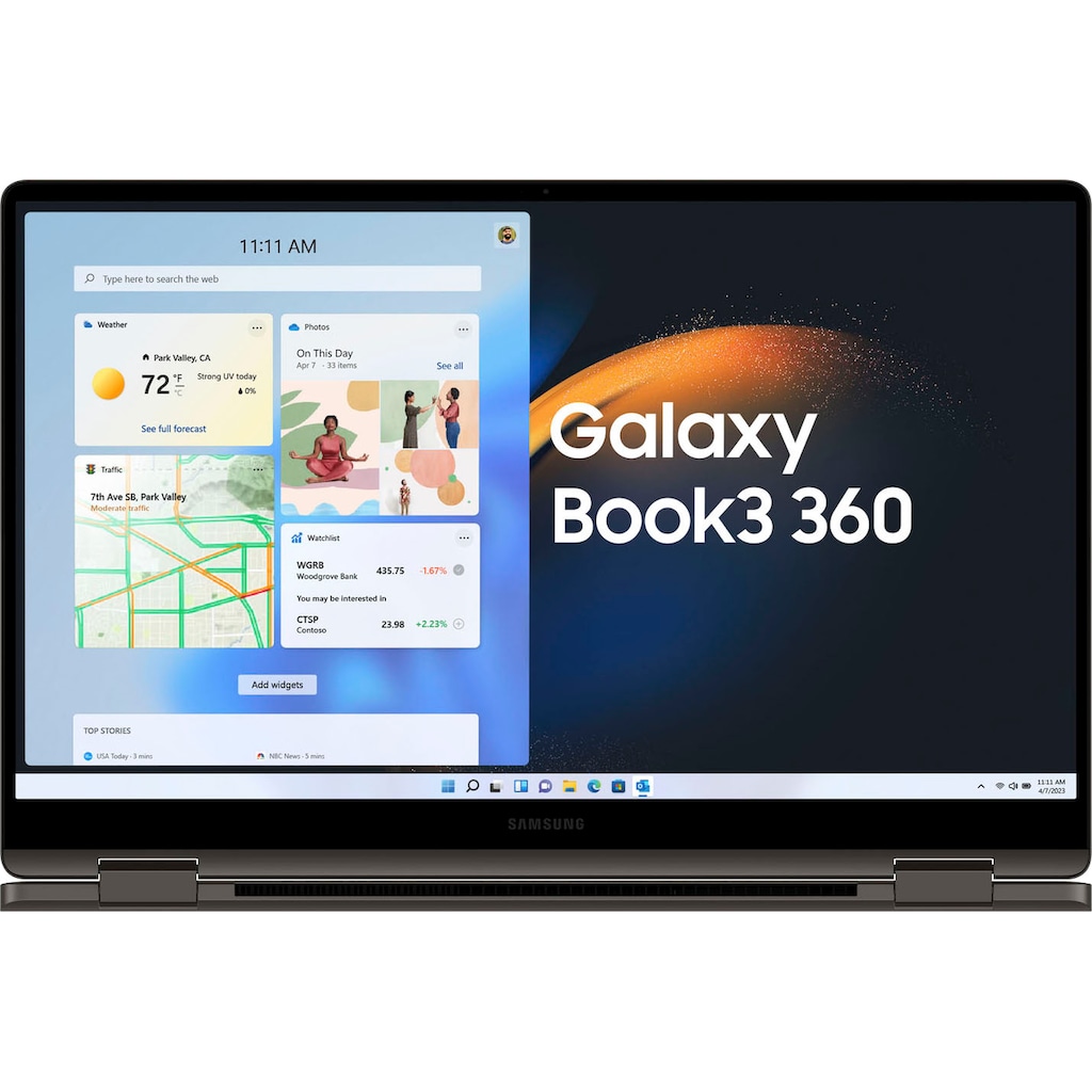 Samsung Notebook »Galaxy Book3 360«, 39,6 cm, / 15,6 Zoll, Intel, Core i5, Iris® Xᵉ Graphics, 512 GB SSD