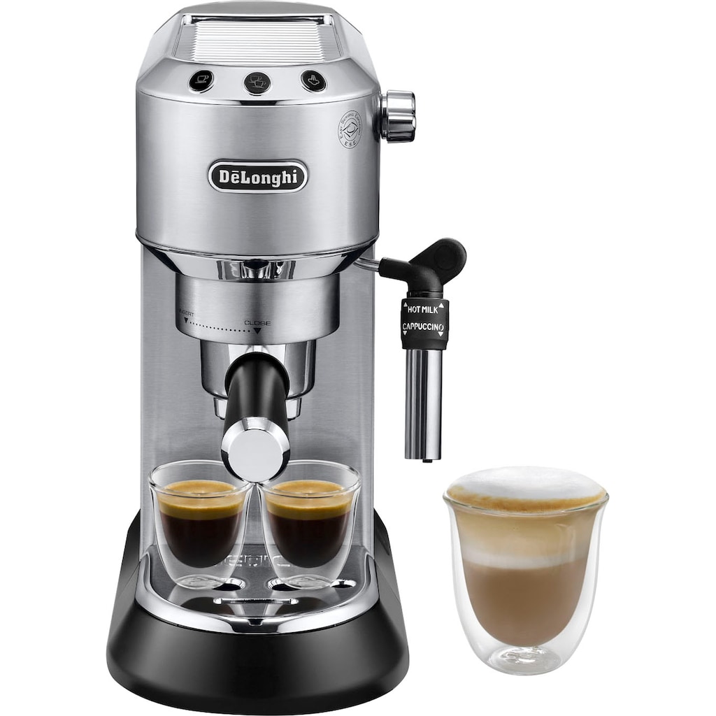 De'Longhi Siebträgermaschine »Dedica Style EC 685.M«, 1350 Watt, 15 Bar