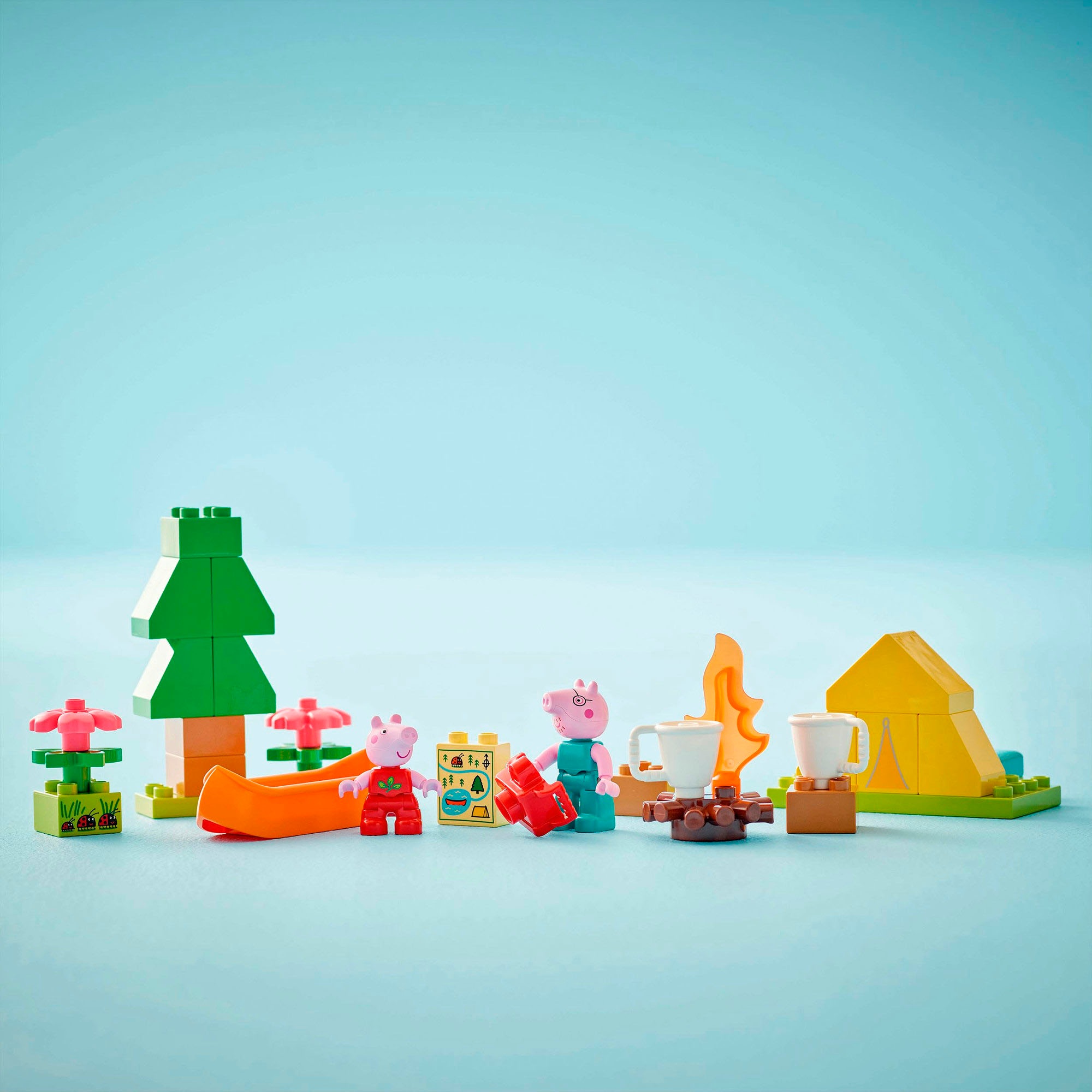 LEGO® Konstruktionsspielsteine »Campingausflug (10452), LEGO® DUPLO Peppa Pig«, (32 St.), Made in Europe
