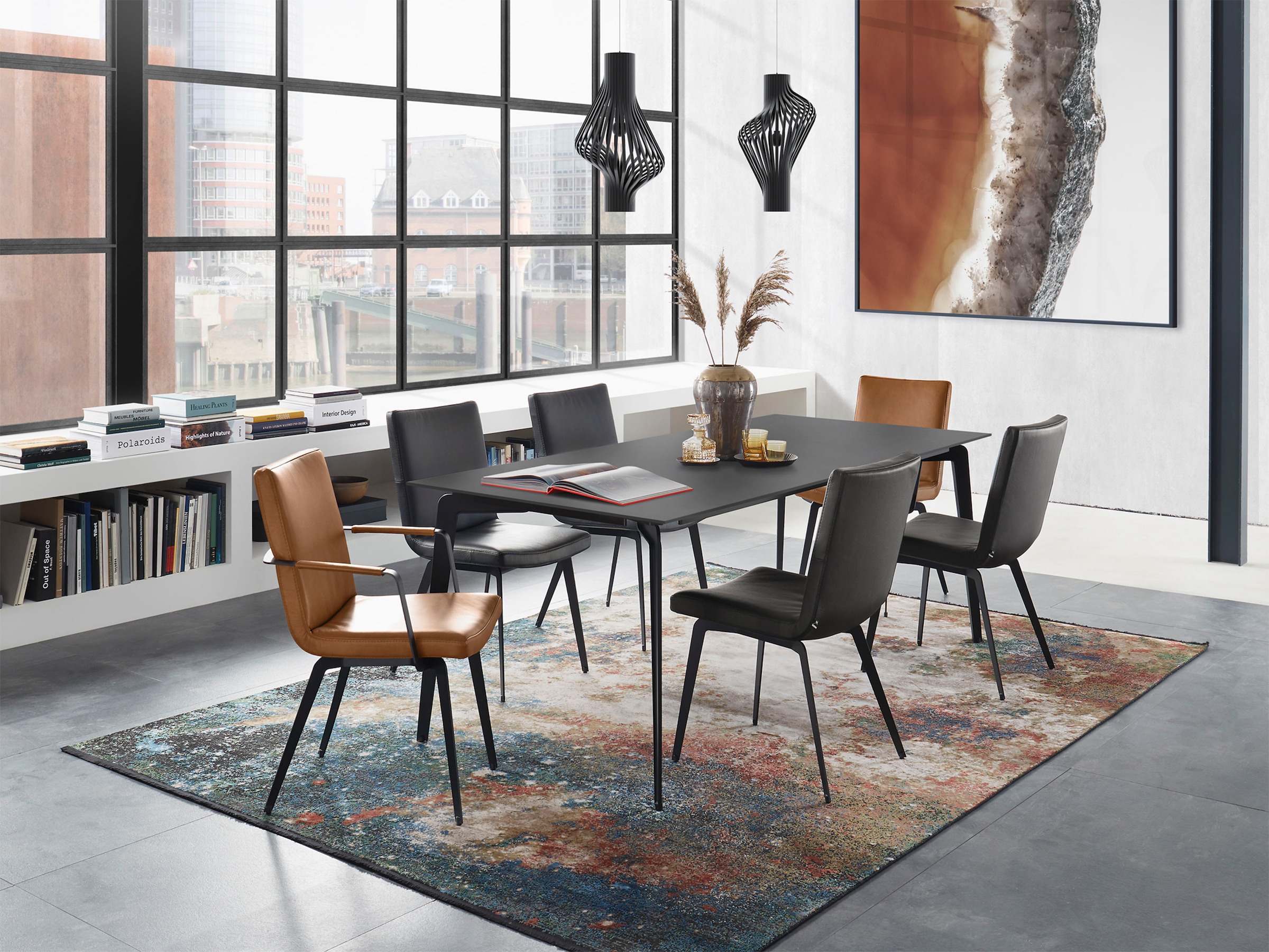 WK WOHNEN Teppich »LUXURY FOUR«, rechteckig, 7 mm Höhe, fein eingefasst, sowie speziell veredelt, besonders flache Struktur
