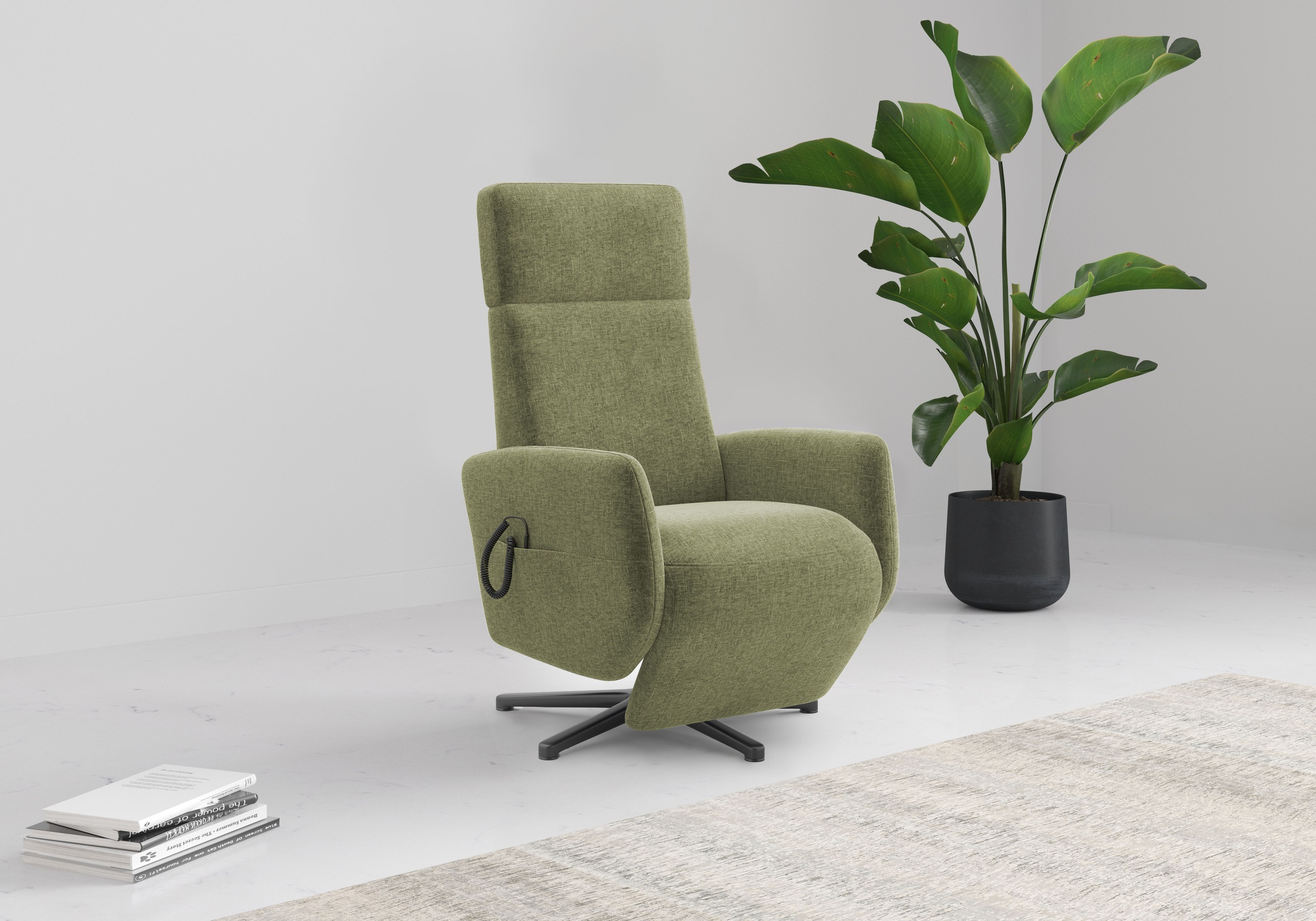 Home affaire TV-Sessel »Rochelle, inkl. Kopfteilverstellung & 360° Drehfunk günstig online kaufen