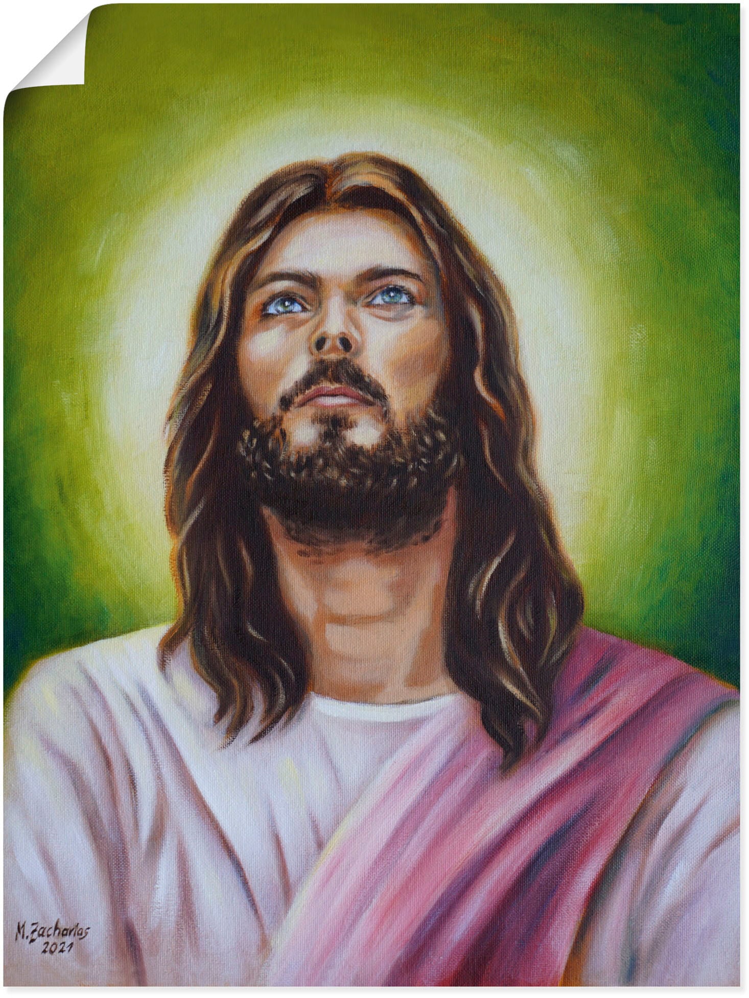 Artland Wandbild »Jesus Christus Porträt«, Christliche Bilder, (1 St.), als Leinwandbild, Poster in verschied. Größen