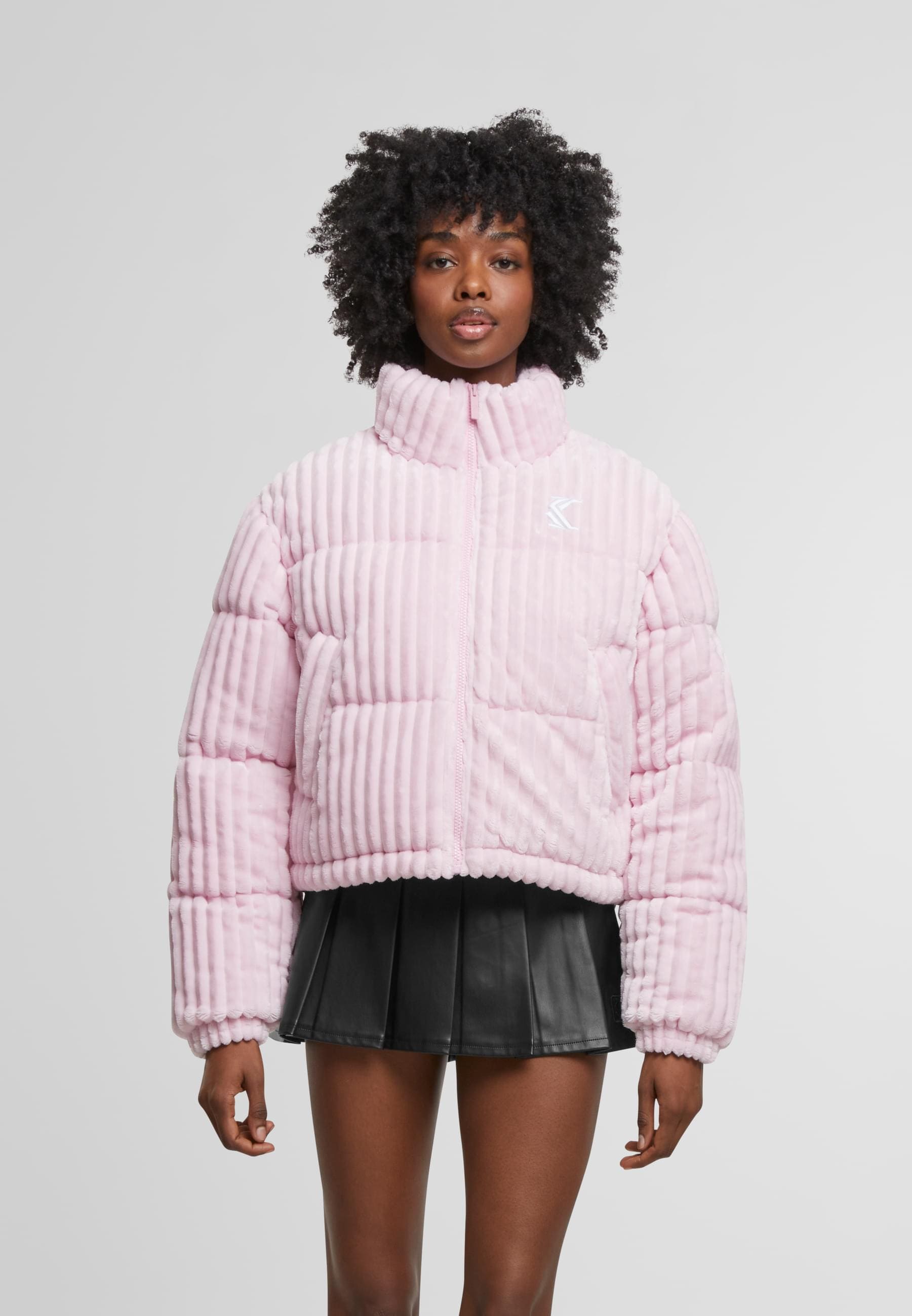 Karl Kani Cordjacke »Karl Kani Og K Corduroy Short Puffer Jacket« 1 Stk. tlg. ohne Kapuze