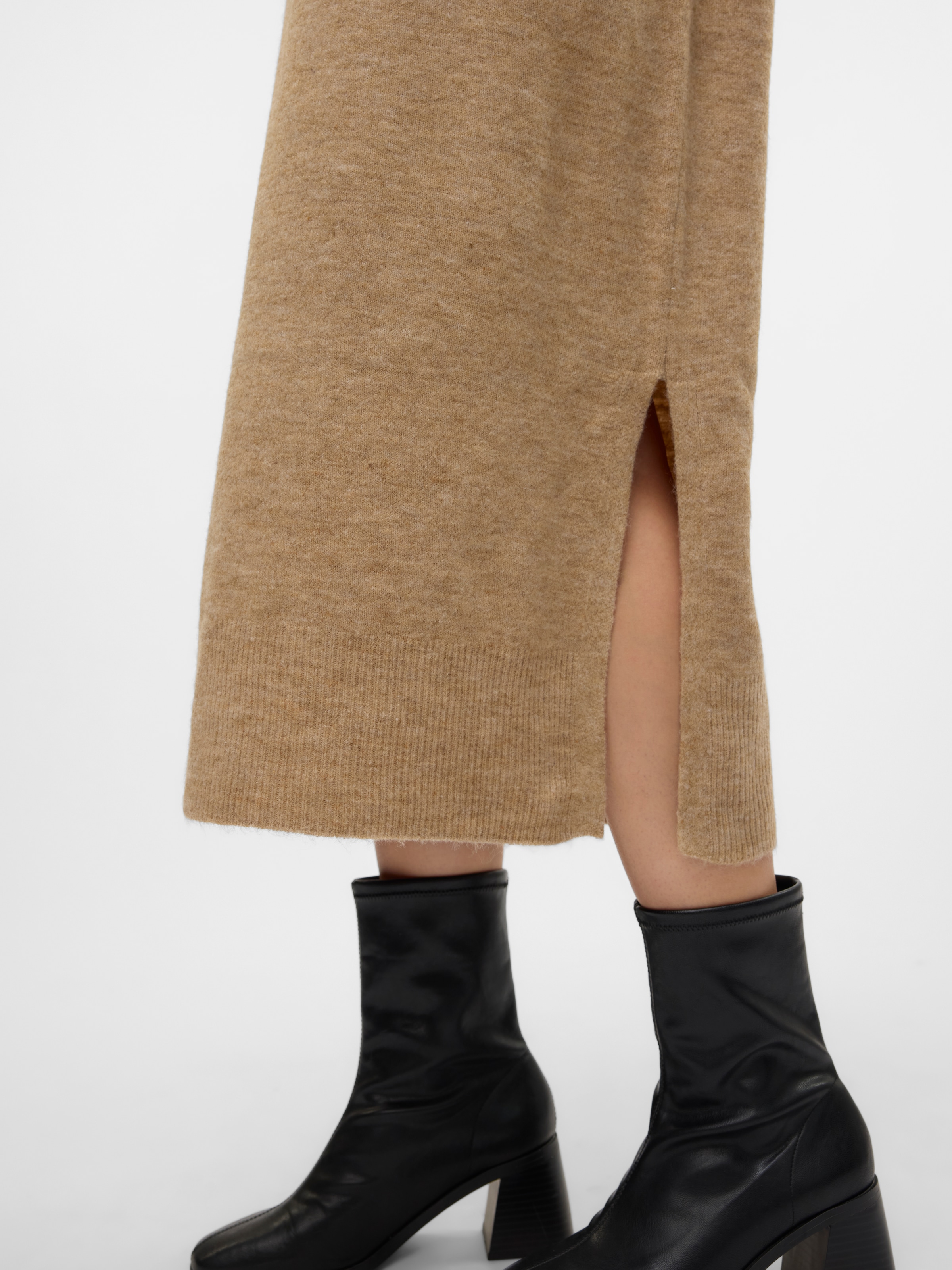 Vero Moda Strickkleid »VMJUPITER LS V-NECK CALF DRESS BF«