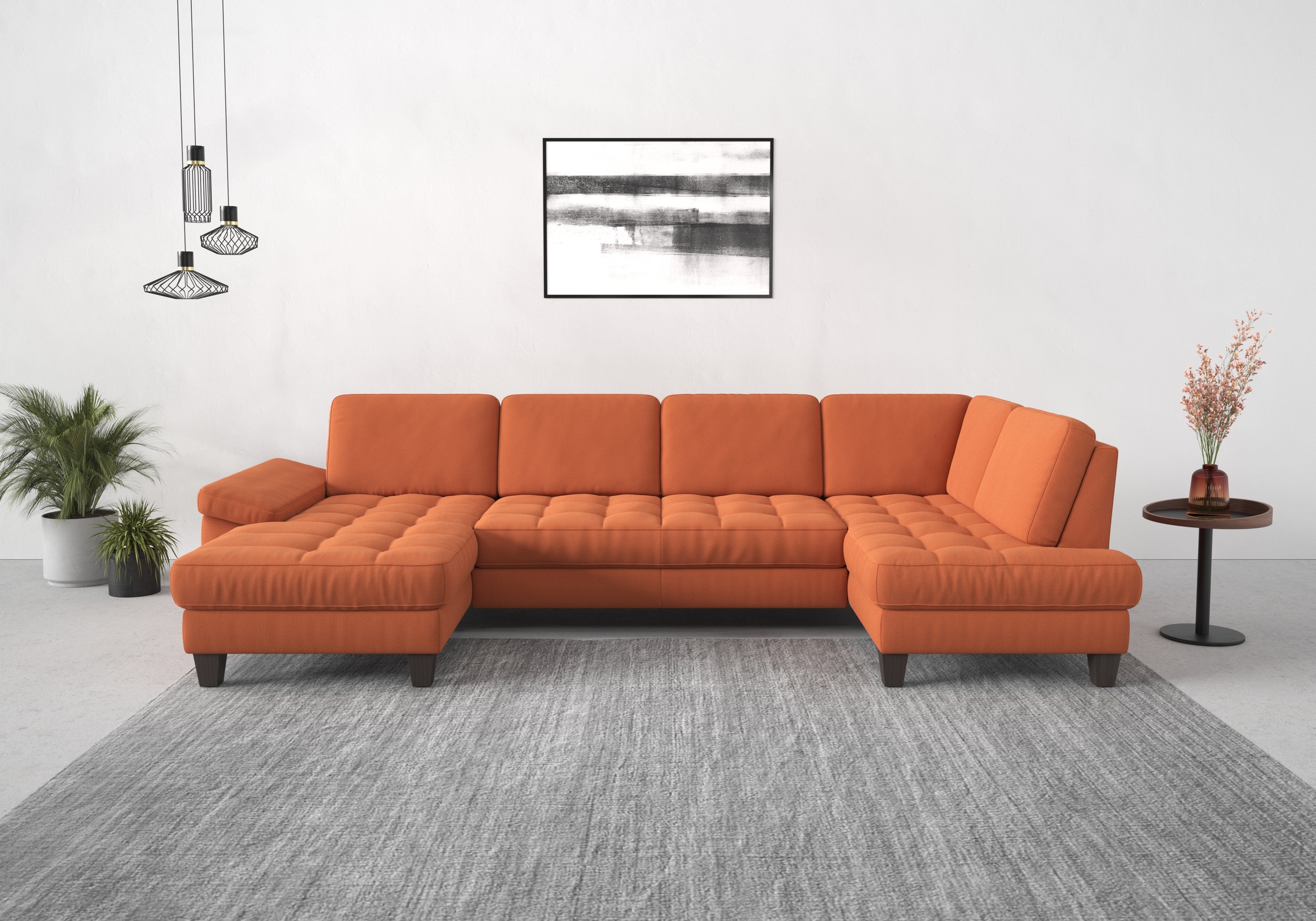 sit&more Wohnlandschaft »Westham U-Form« wahlweise mit Bettfunktion, Bettka günstig online kaufen