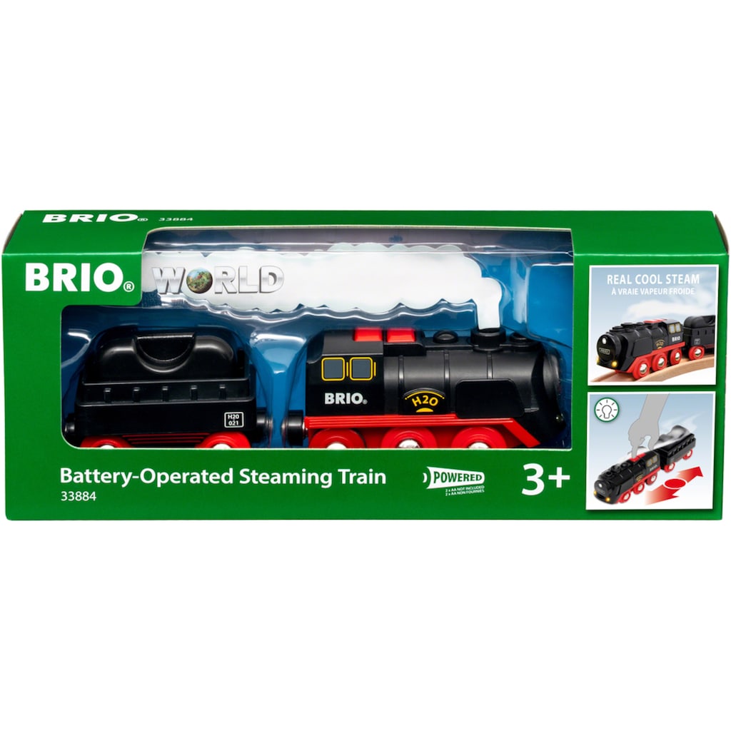 BRIO® Spielzeug-Zug »Batterie-Dampflok mit Wassertank«