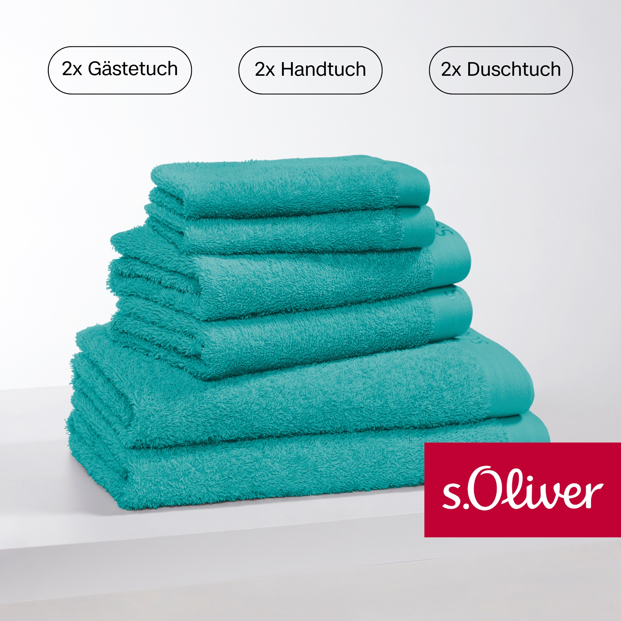 s.Oliver Handtuch Set »s. Oliver, besonders weich und saugfähig,«, (Set, 6 günstig online kaufen