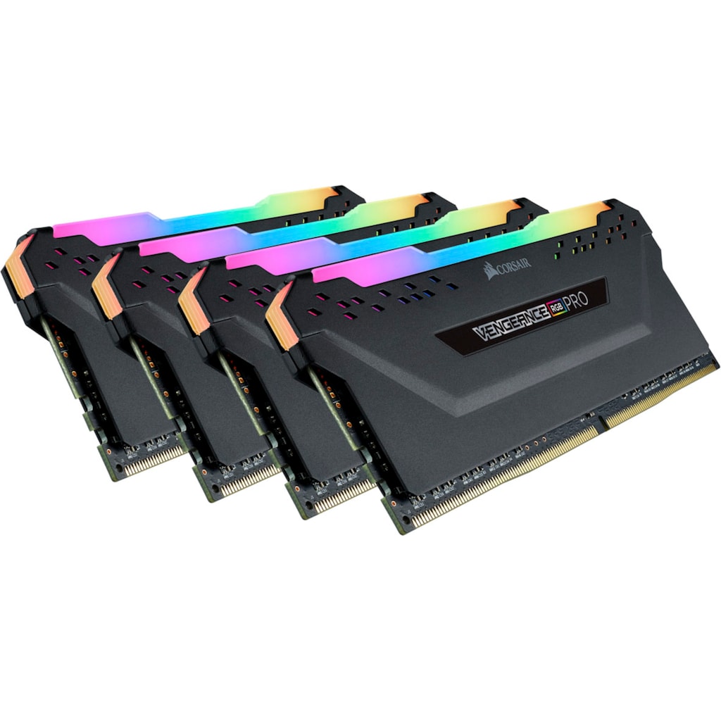 Corsair PC-Arbeitsspeicher »VENGEANCE® RGB PRO 32 GB (4 x 8 GB) DDR4 DRAM 3.200 MHz C16«