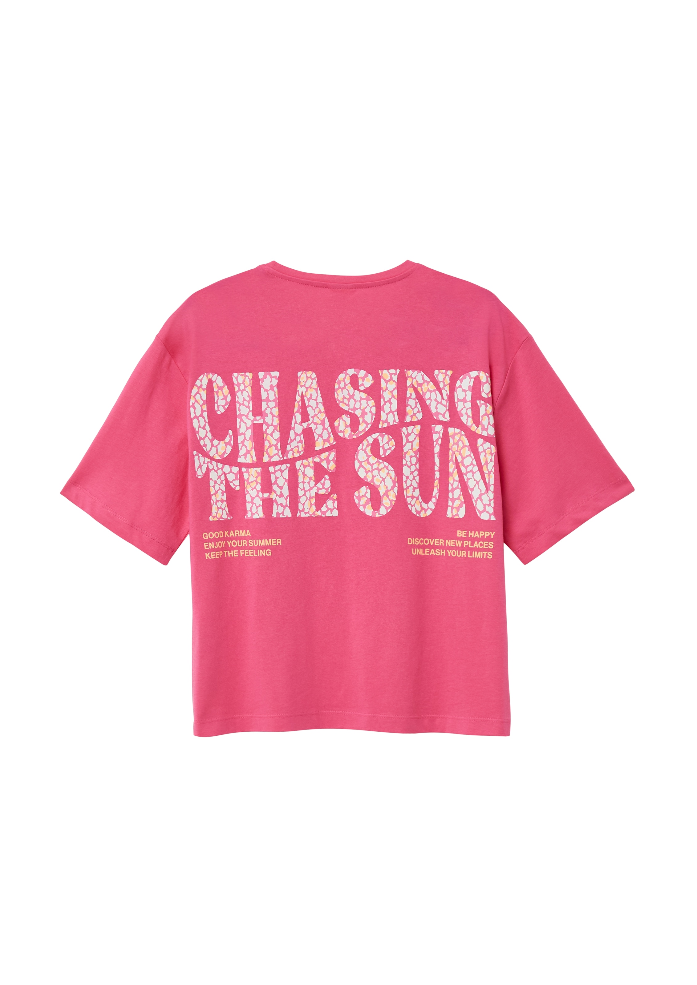 s.Oliver Junior T-Shirt, mit Rückenprint