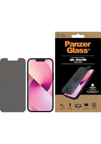 Displayschutzfolie »PanzerGlass Standard Fit Privacy (Antibakeriell) für iPhone 13 mini«