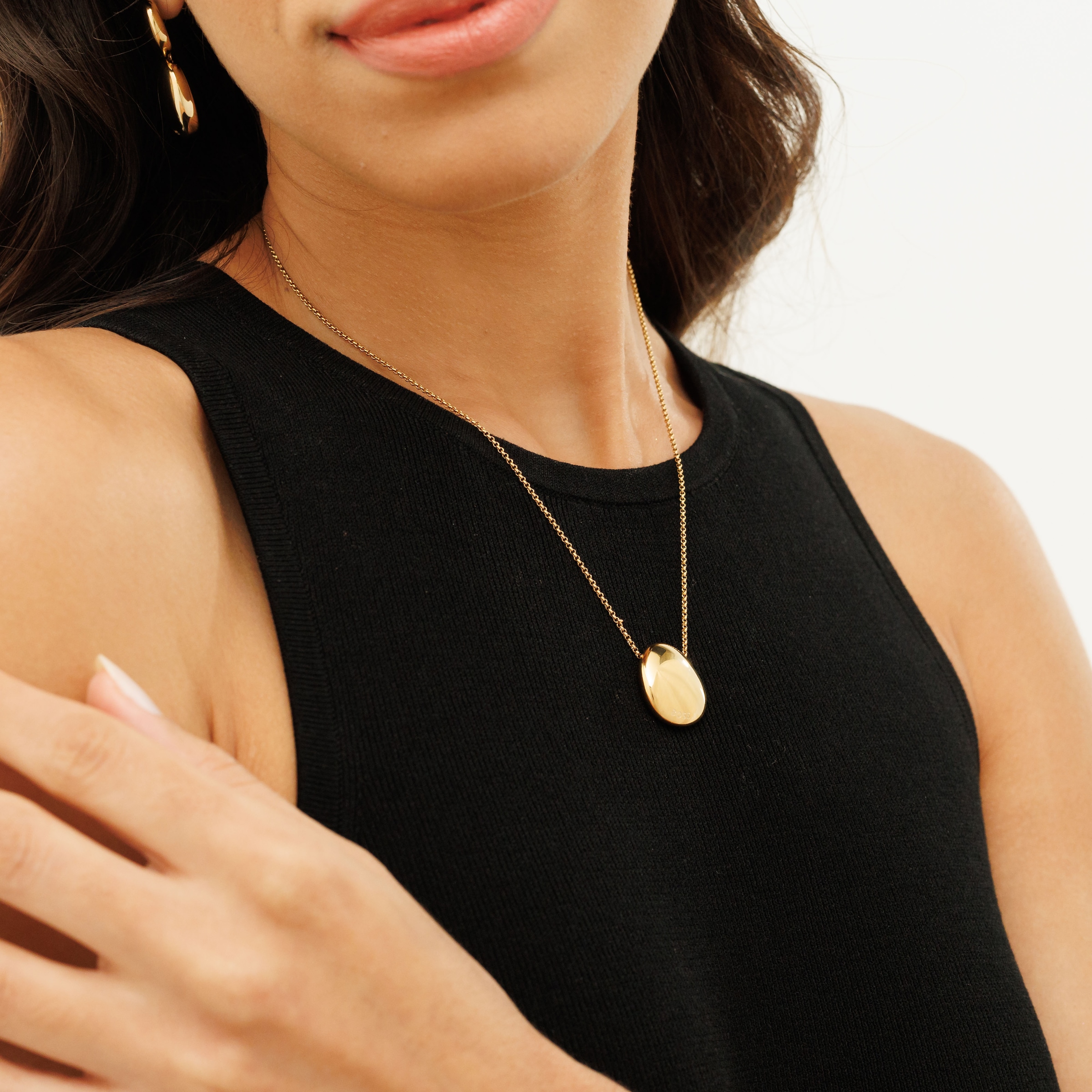 BOSS Kette mit Anhänger »NUGGET, 1580712, 1580716«