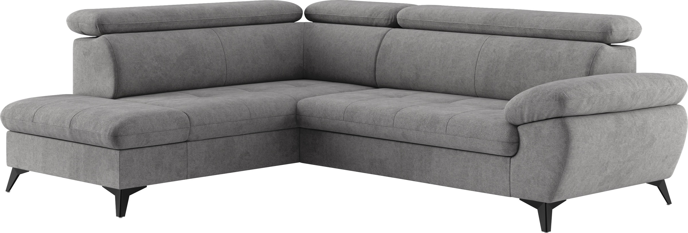 COTTA Ecksofa »Hudson L-Form«, mit Kopfteilverstellung, wahlweise mit Bettfunktion & Bettkasten