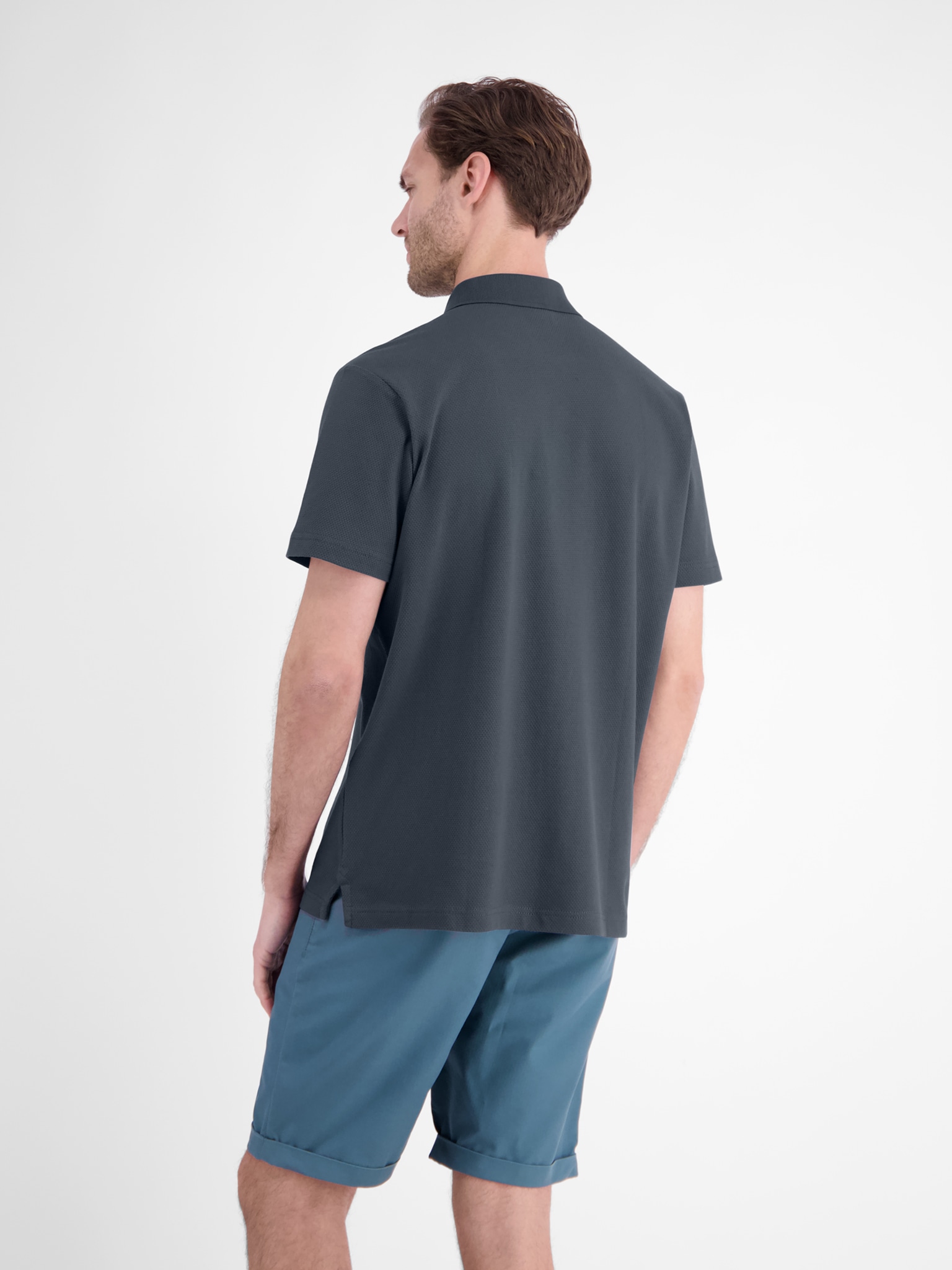 LERROS Poloshirt Regular Fit, mit 3-Knopf-Form, mit Seitenschlitzen