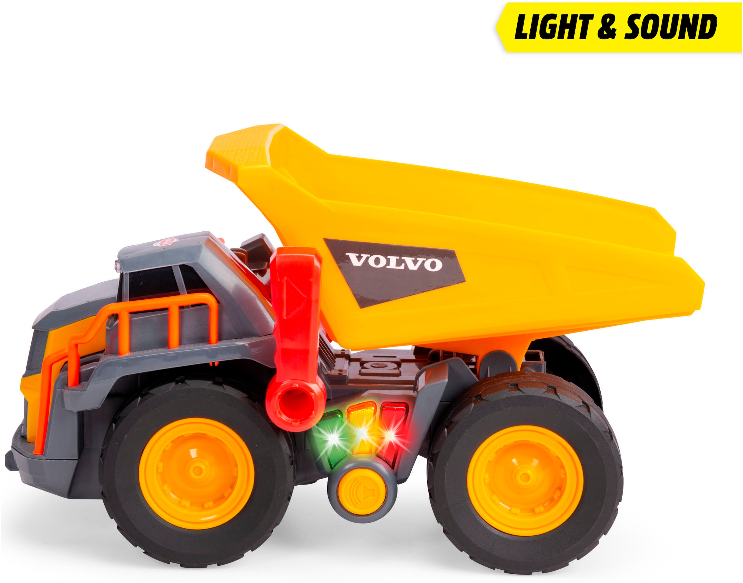 Dickie Toys Spielzeug-LKW »Volvo Power Dump Truck« mit Licht und Sound