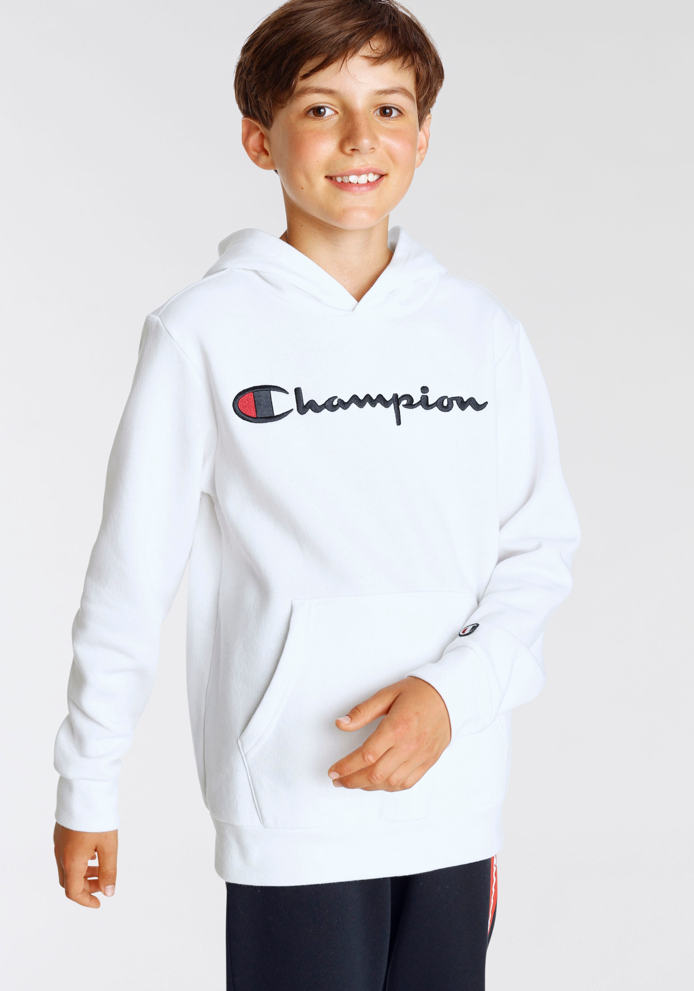 Champion Sweatshirt »Classic Hooded Sweatshirt Kinder« large für - Logo bestellen