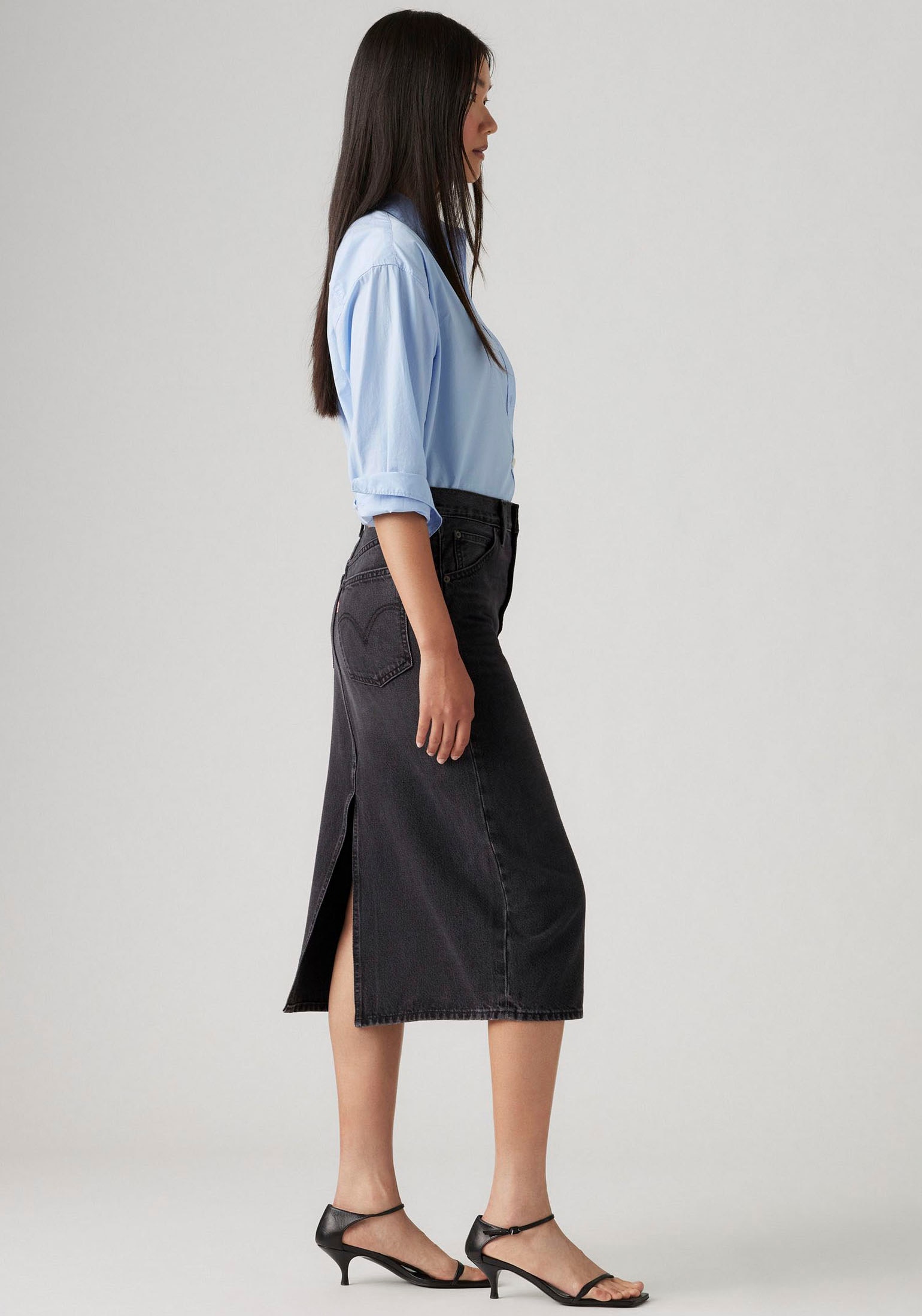 Levi's® Jeansrock »HR BACK SLIT SKIR« mit Schlitz hinten