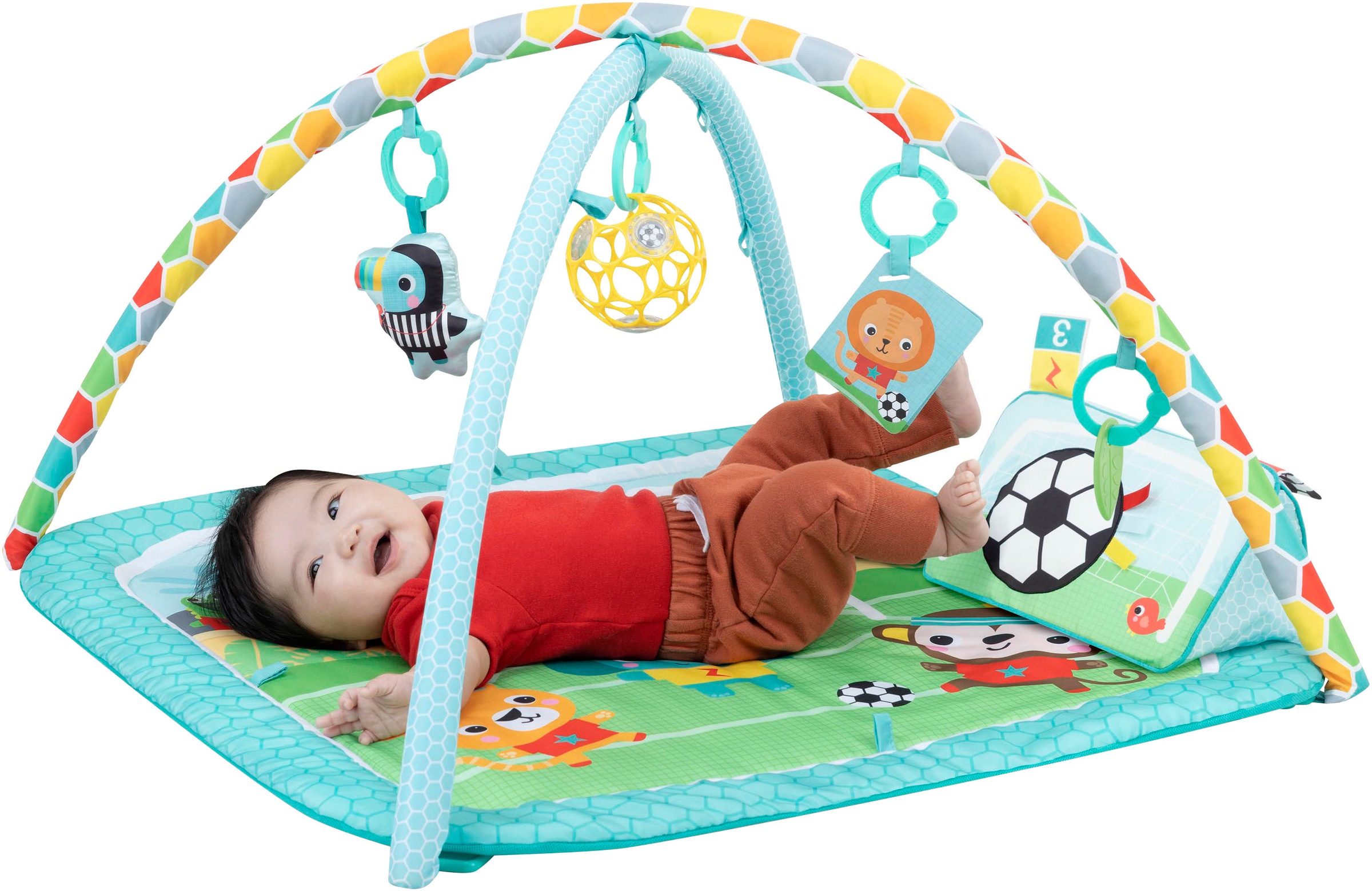 Bright Starts Spielbogen »Grip & Kick Activity Gym«, mit Licht- und Soundeffekt