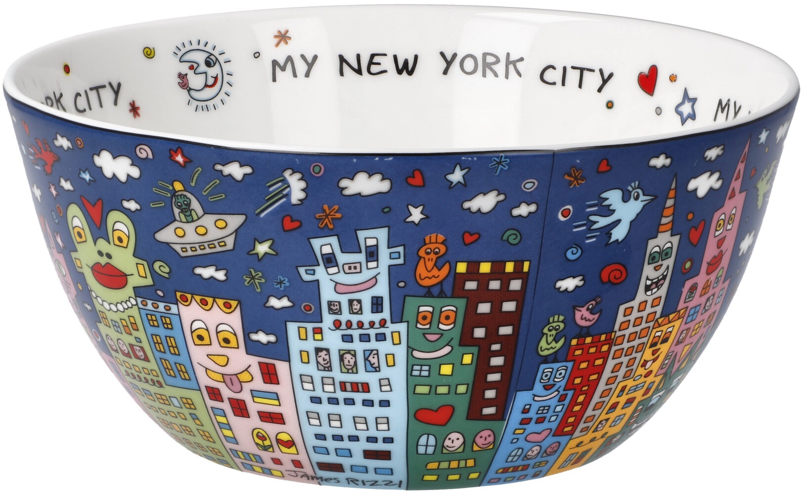 Goebel Dekoschale »Rizzi«, Pop Art, Fine Bone China, James Rizzi - My New York City Night