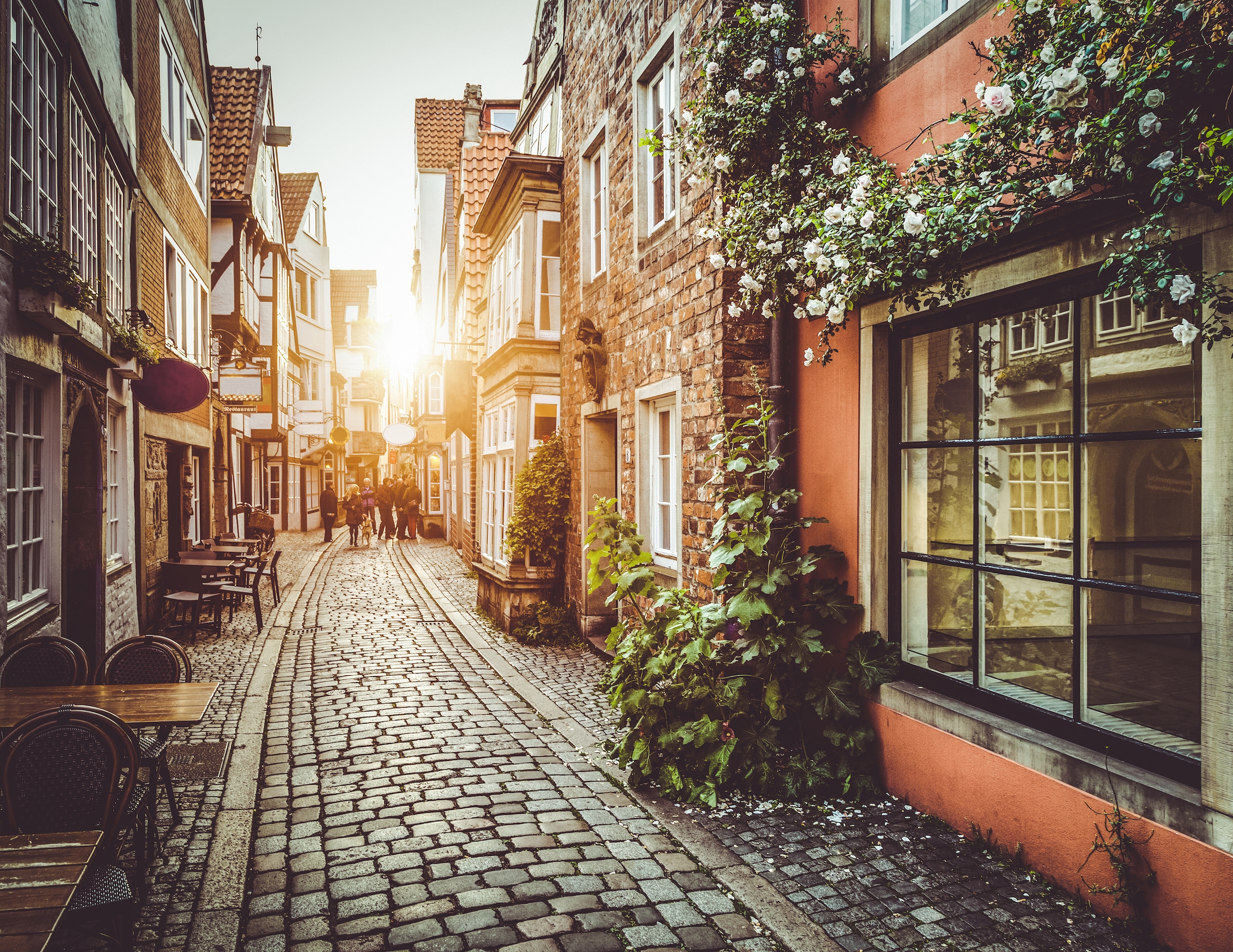 Papermoon Fototapete »Old Town in Belgium« günstig online kaufen