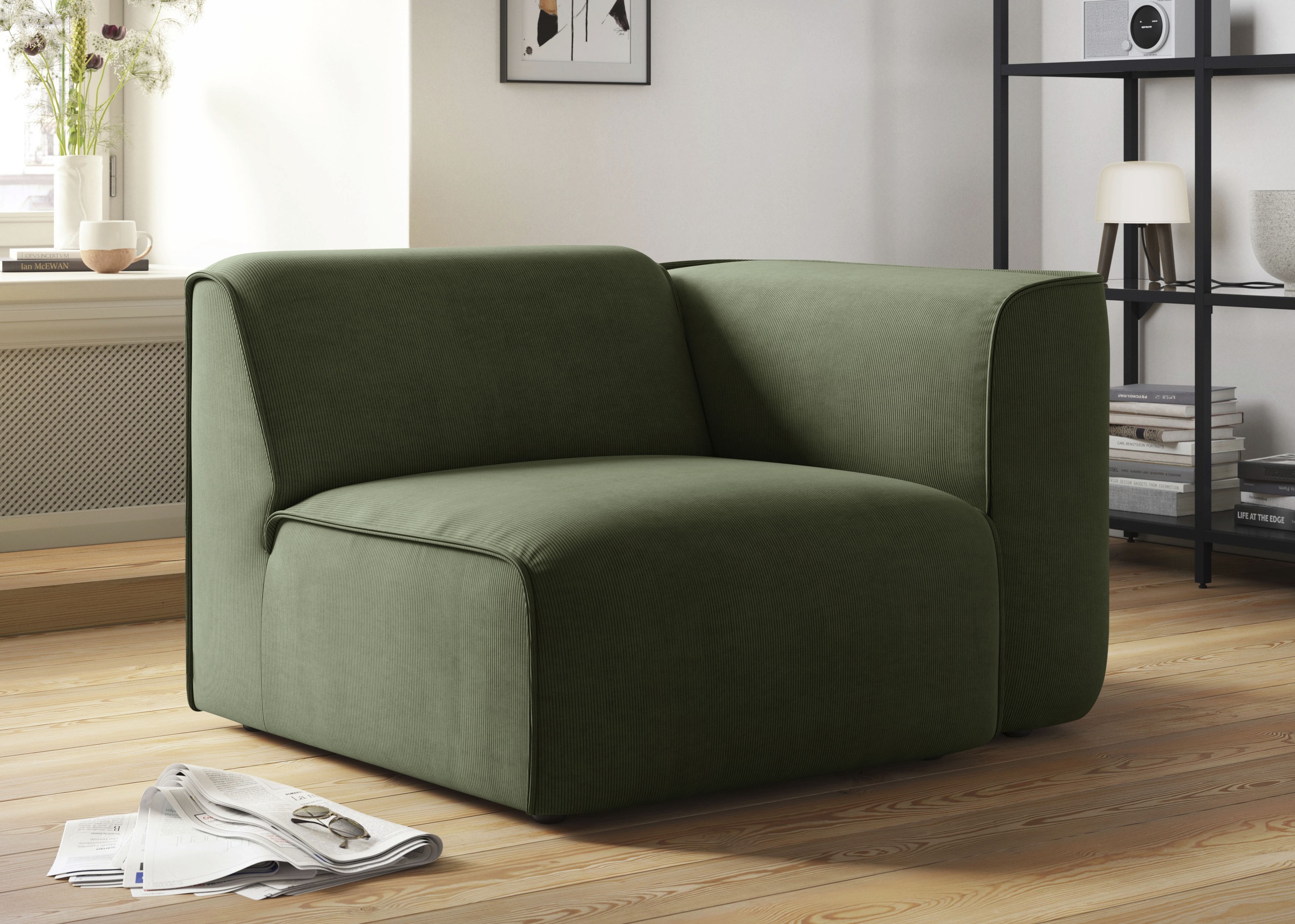 RAUM.ID Sessel »Merid Sofa-Eckelement, Maße B/T/H: 109/97/46 cm«, als Modul günstig online kaufen