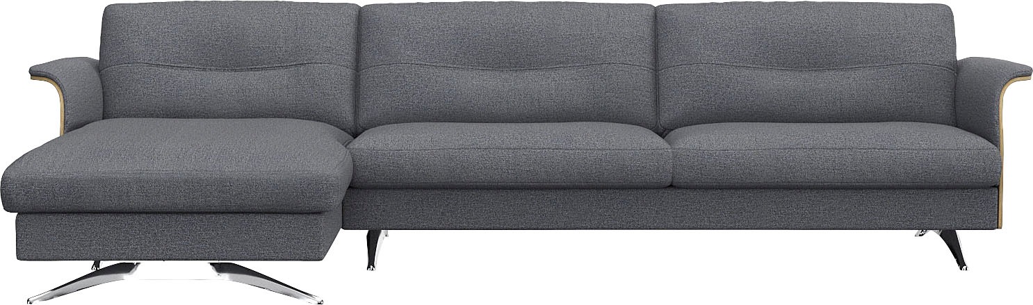 FLEXLUX Ecksofa »Glow Designsofa, bequem und komfortabel durch hochwertigen günstig online kaufen