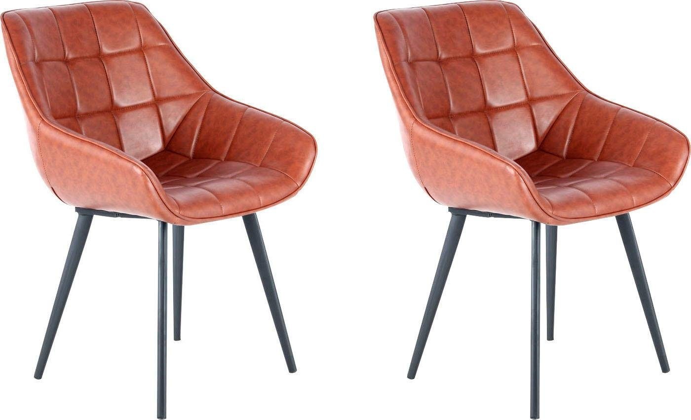 Kayoom Stuhl »Demi 325 2er-Set, Relax-Sessel, unifarbenes Farbgestaltung« ( günstig online kaufen