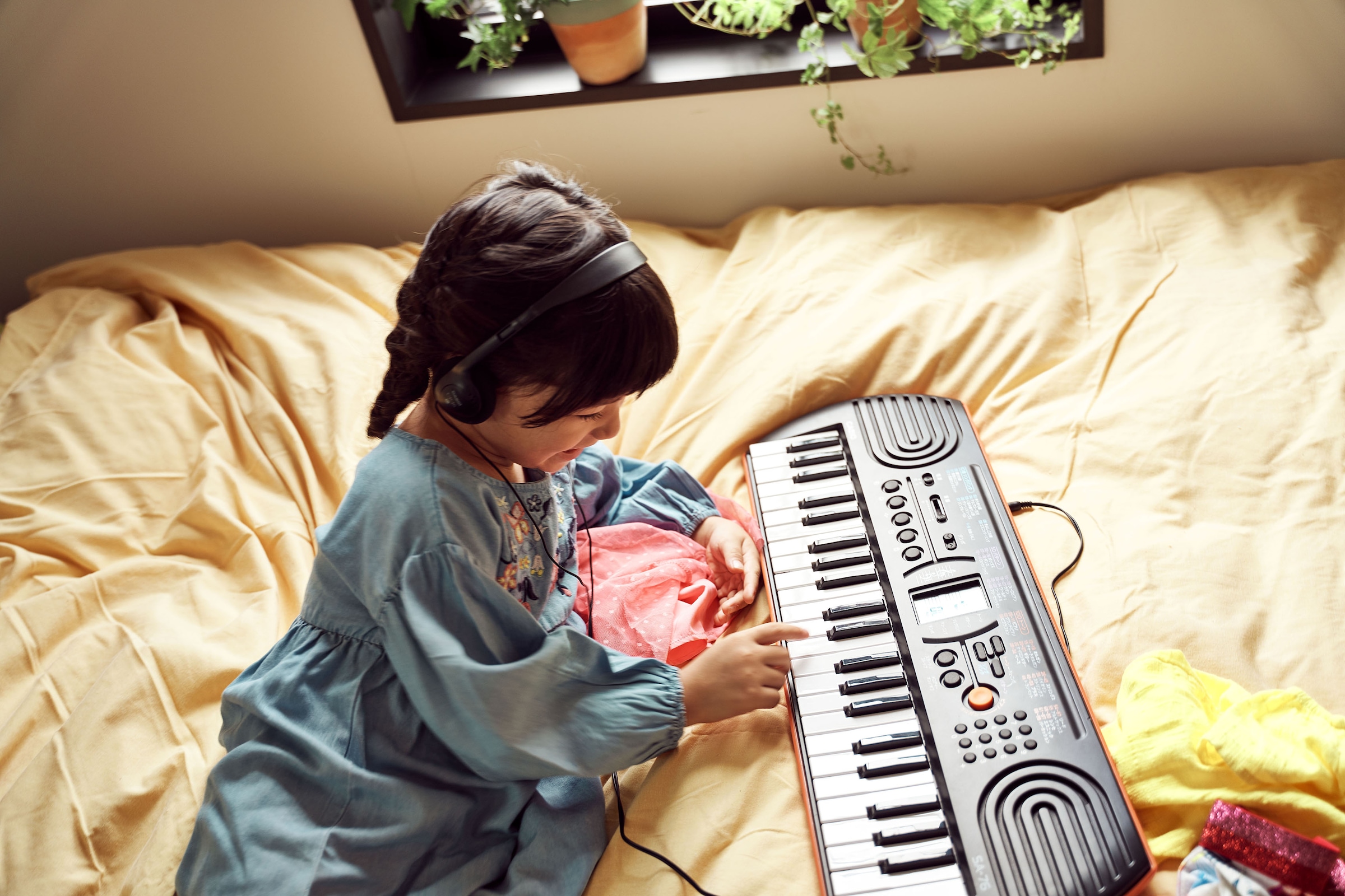 CASIO Home-Keyboard »Mini-Keyboard SA-76«, mit 44 Minitasten