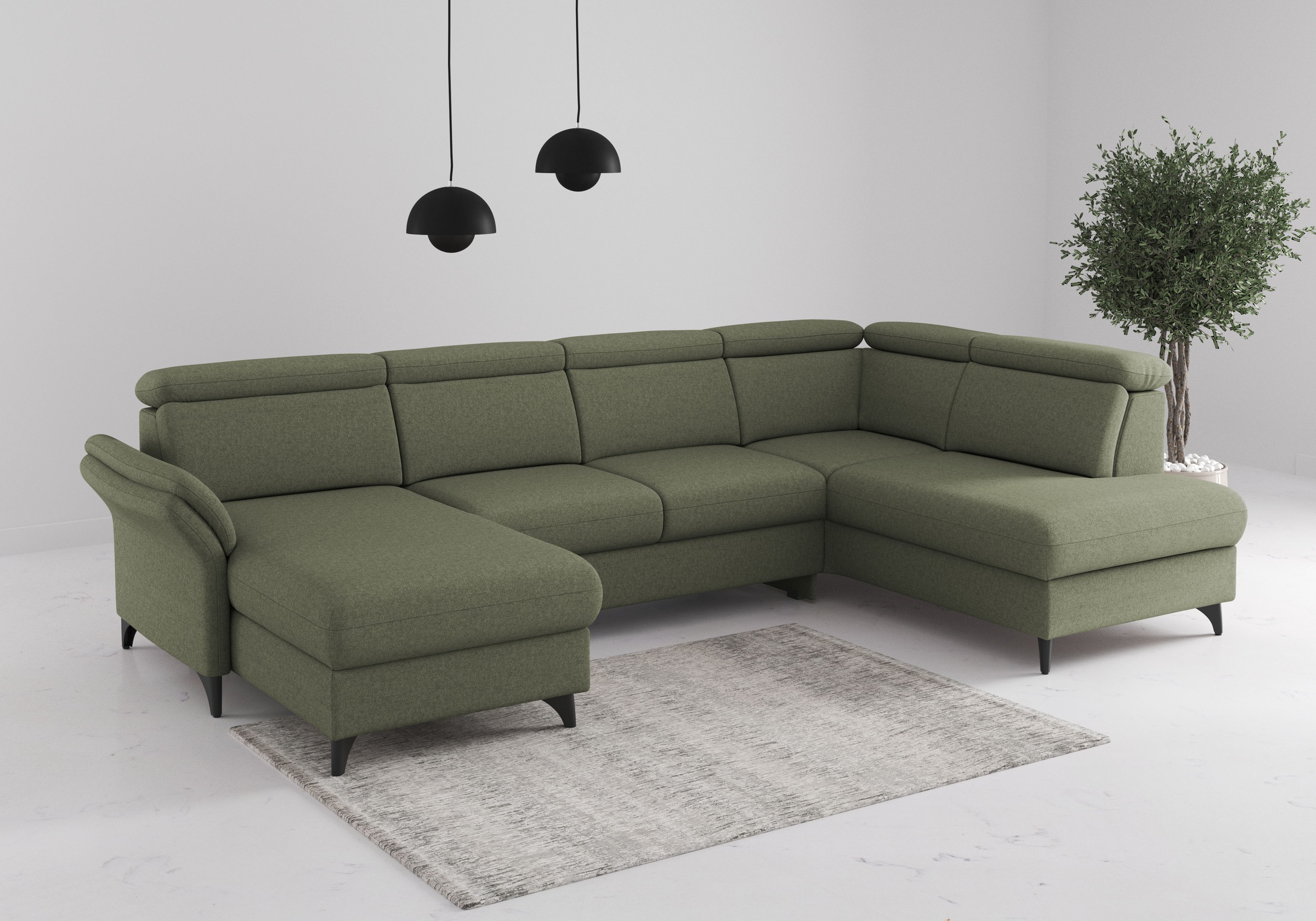 sit&more Wohnlandschaft »Glendale« inkl. Kopfteilverstellung,wahlweise mit günstig online kaufen