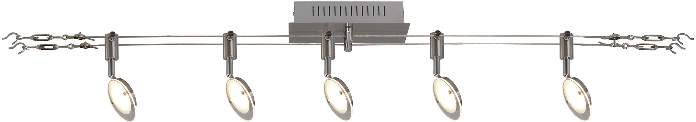 näve LED Deckenleuchte »Tony«, 5 flammig, Leuchtmittel LED-Board | LED fest integriert, individuell einstellbar, incl. 5x 4W LED, Energieeffiziensklasse G