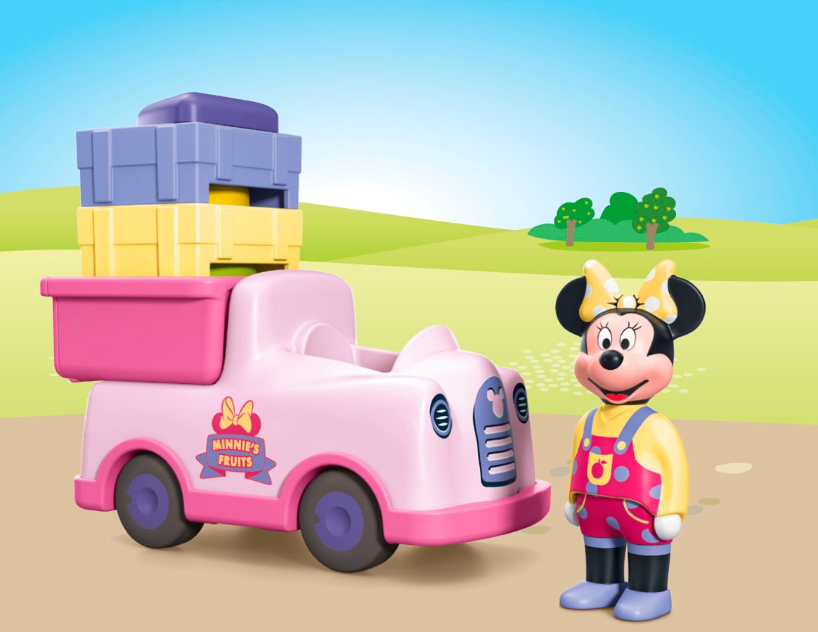 Playmobil® Konstruktions-Spielset »Minnie Maus' Obst-Transporter mit Sortierspaß (71770) JUNIOR & Disney«, (8 St.), Made in Europe
