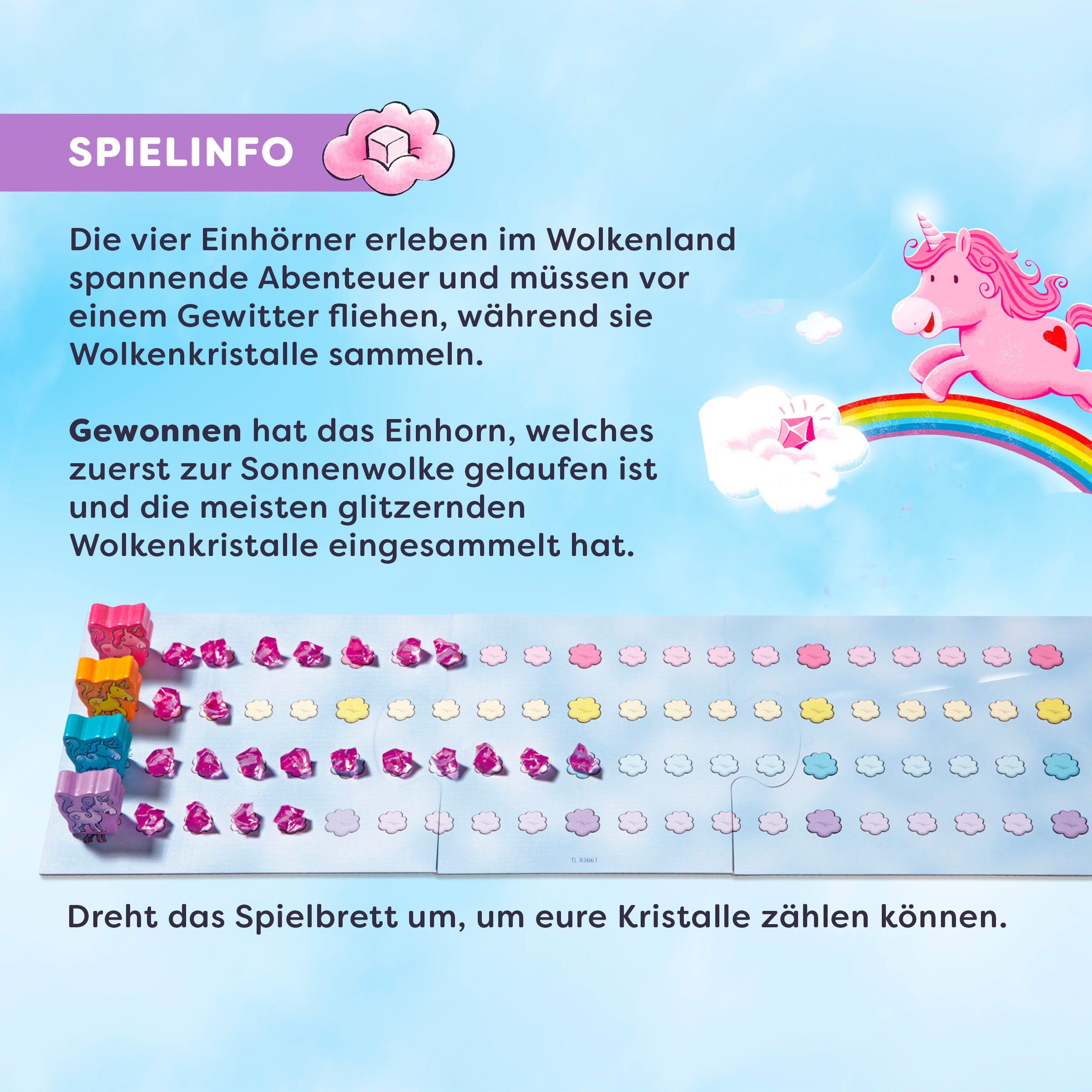 Haba Spiel »Einhorn Glitzerglück Wolkenschatz«, Made in Germany