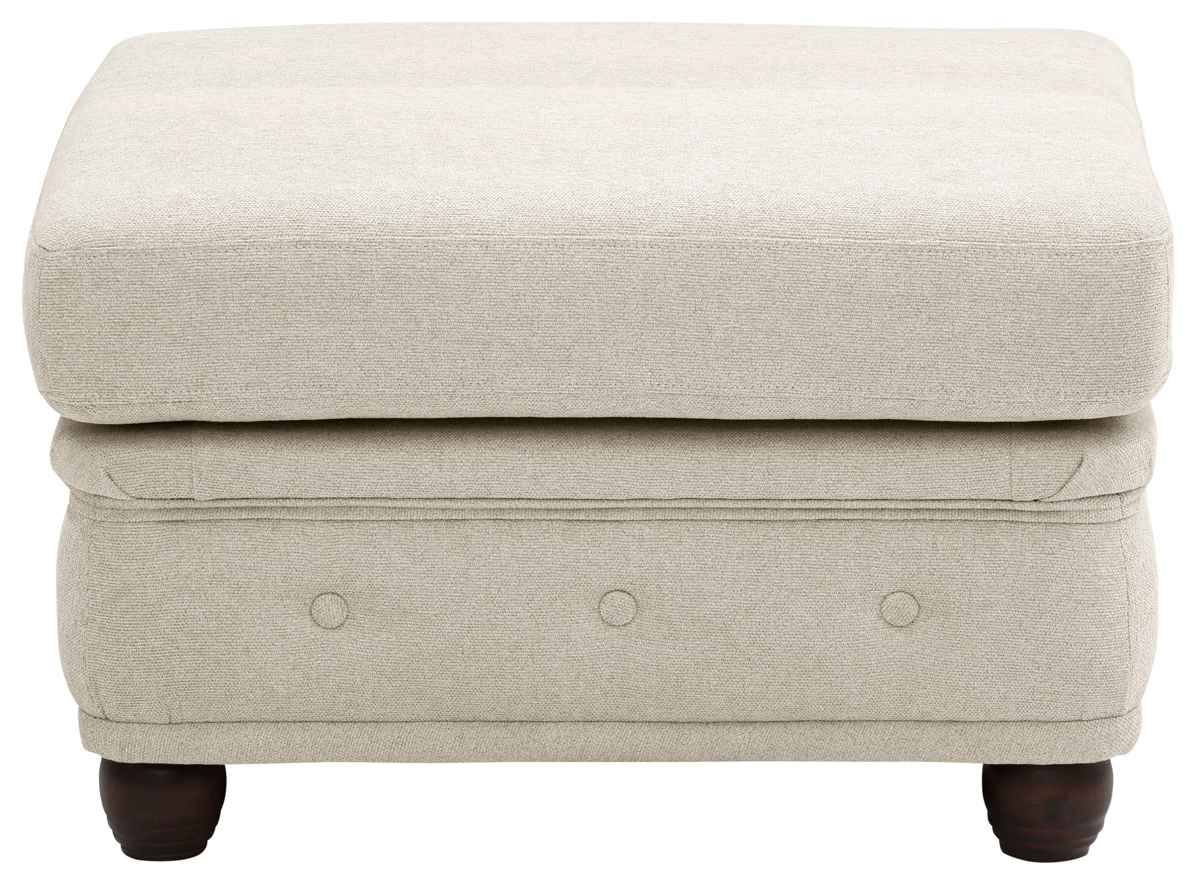 Home affaire Polsterhocker »New Castle«, passend zur "New Castle"-Serie, B/T/H: 75/70/45 cm
