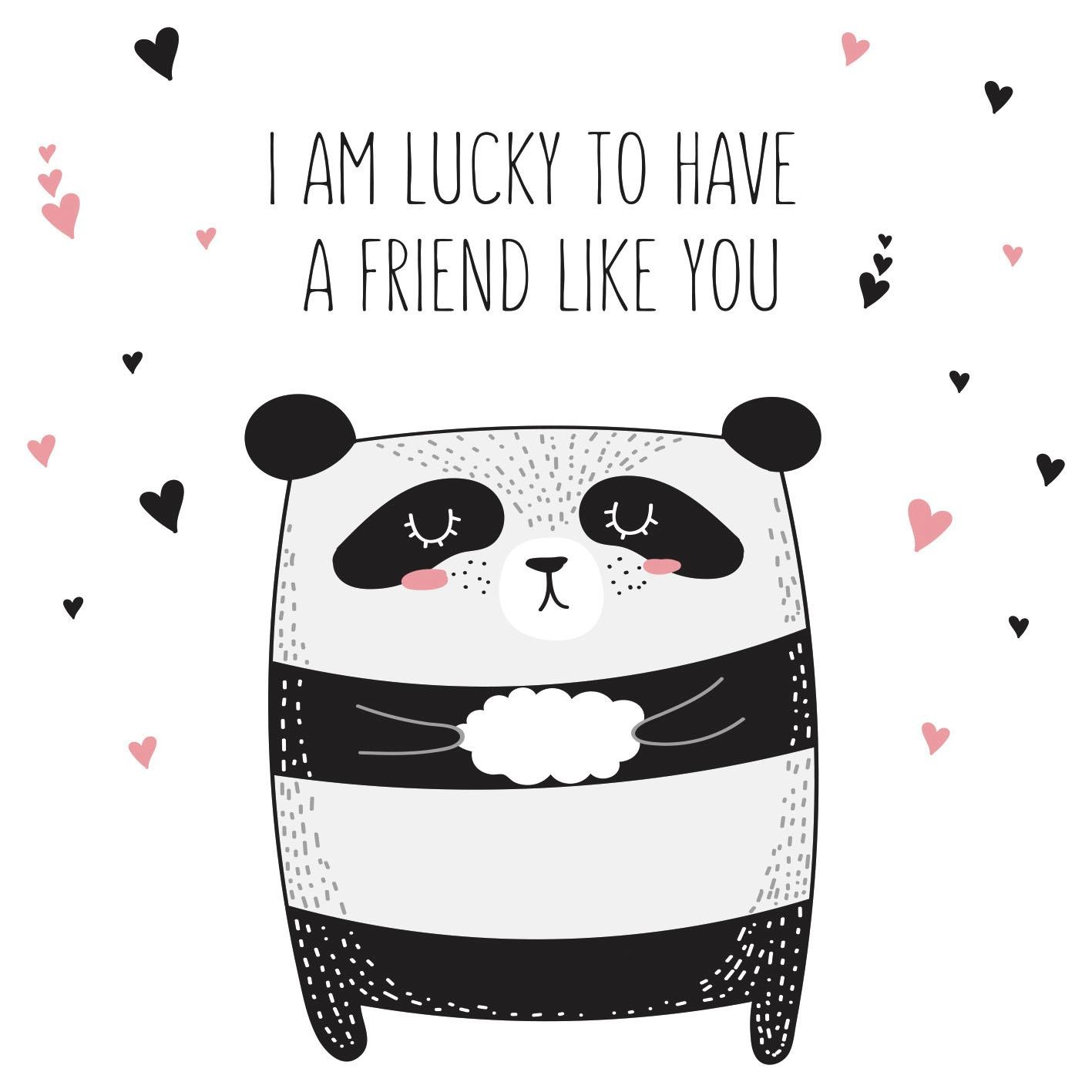 queence Dekokissen »»Friend like you«« Kissenhülle ohne Füllung, 1 Stück