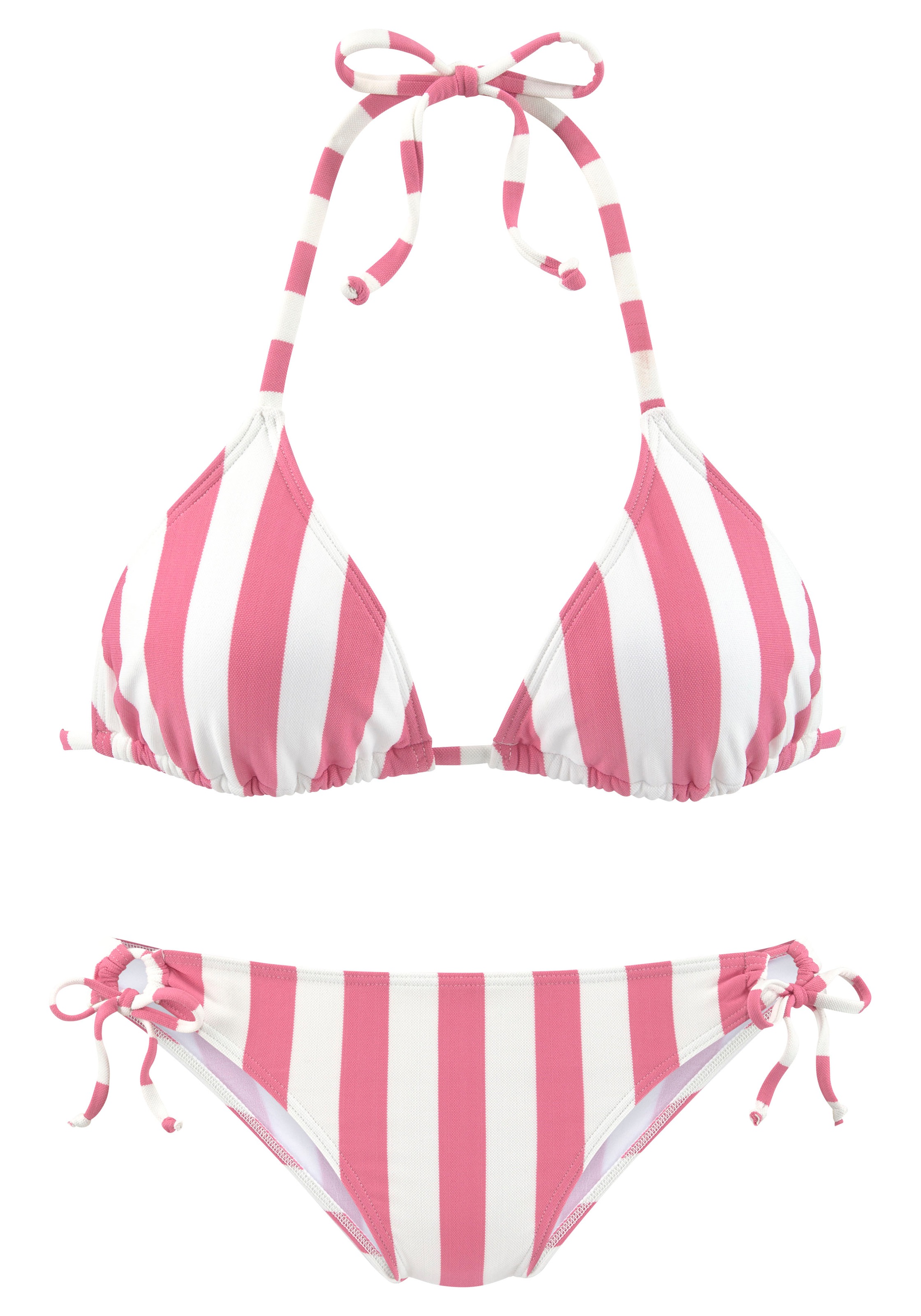 2. Bild von Venice Beach Triangel-Bikini, mit gewebten Streifen